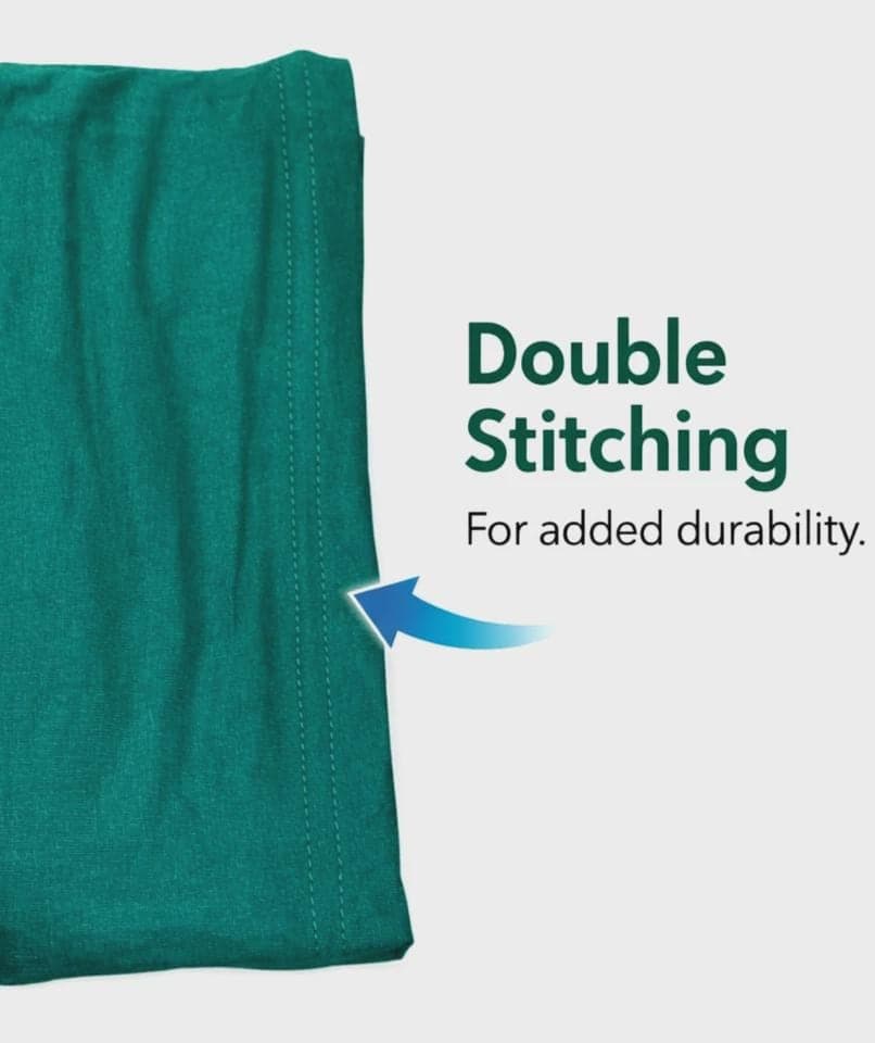 3X Soft Stretch Jersey Hijab Wrap Shawl–Double Stitching,Lightweight & Comfortable - image 2