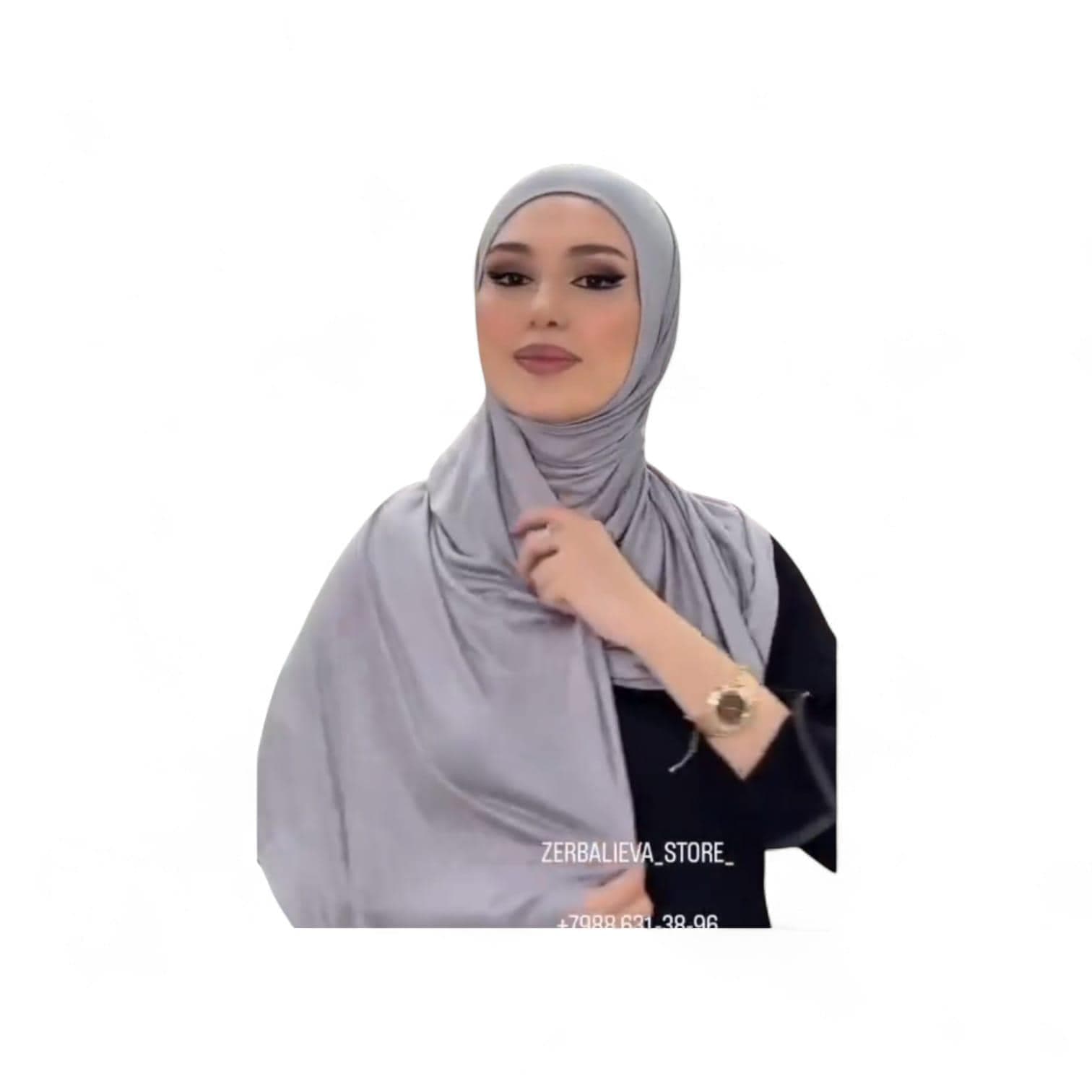 Instant Jersey Wrap Hijab Double Stitching 180x67cm