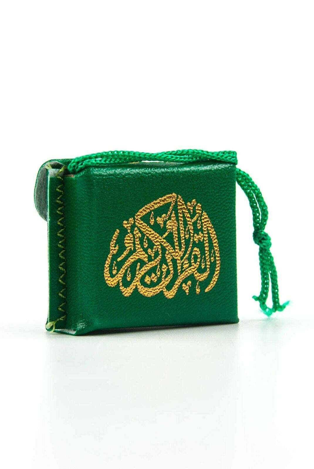 2X Mini full Qur'an Car Hanging Leather Gift, Muslim - image 5