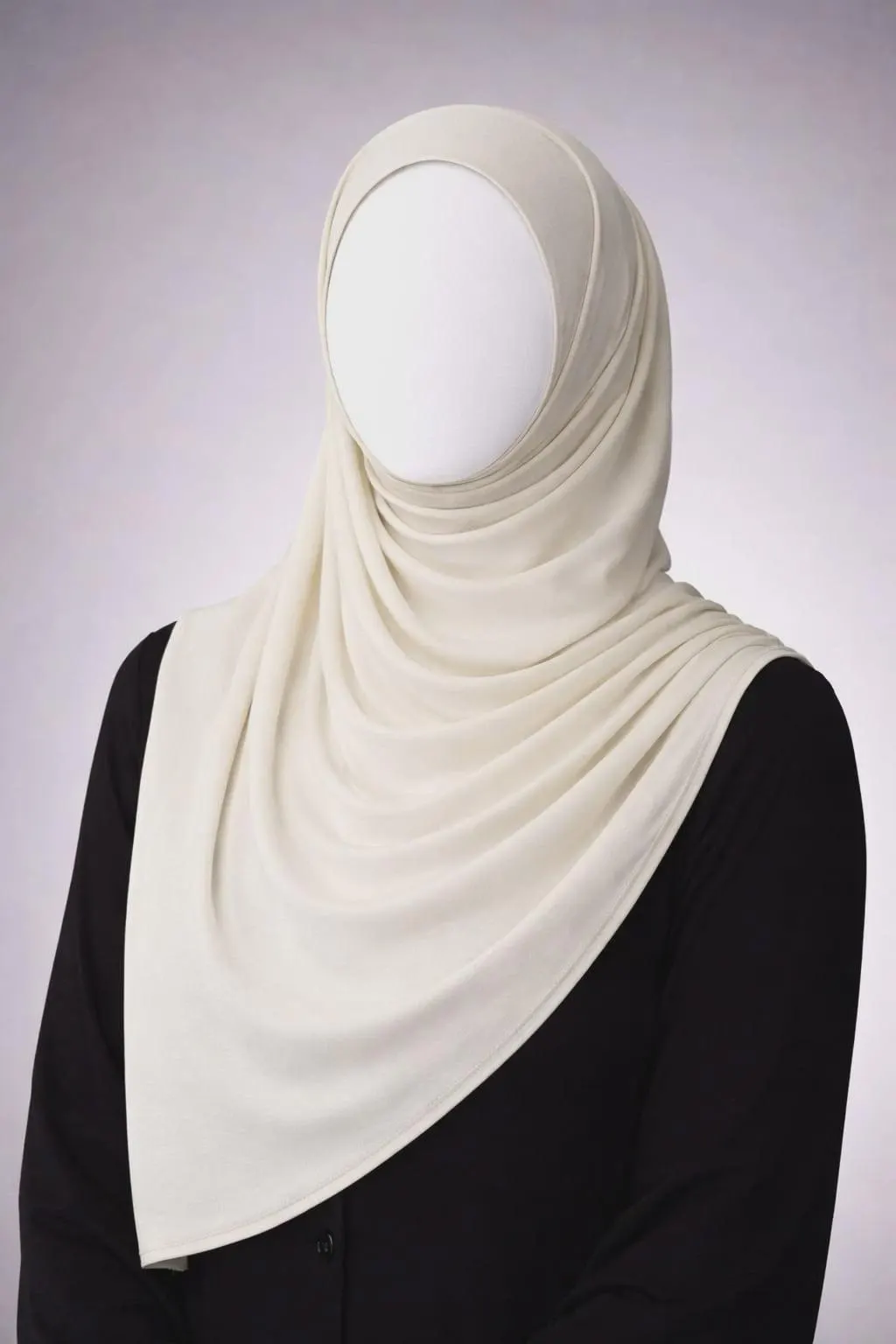 Instant Jersey Wrap Hijab Double Stitching 180x67cm