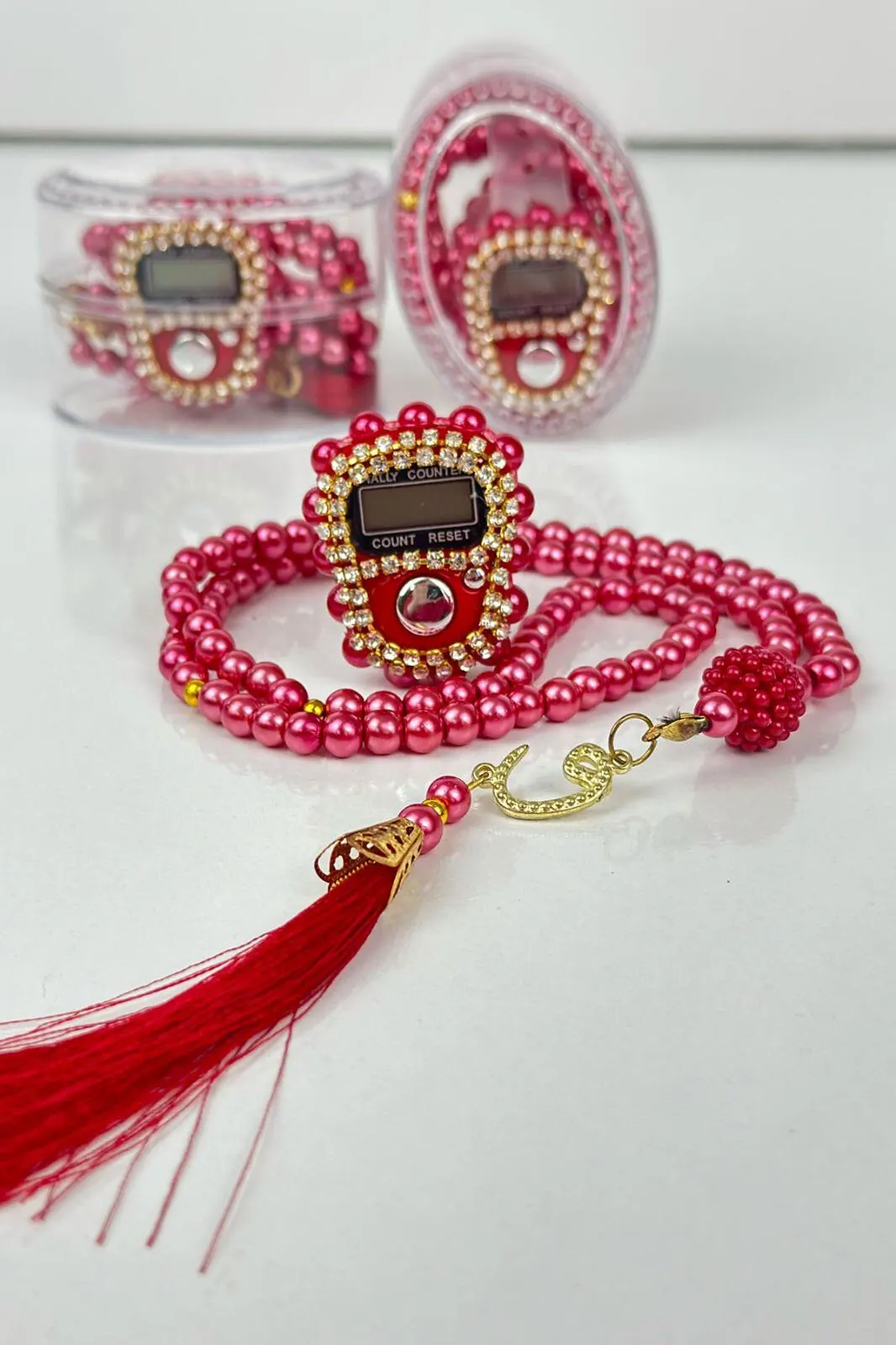 2x Fancy Tasbeeh & Finger masbaha in Gift Boxes for wedding engagement