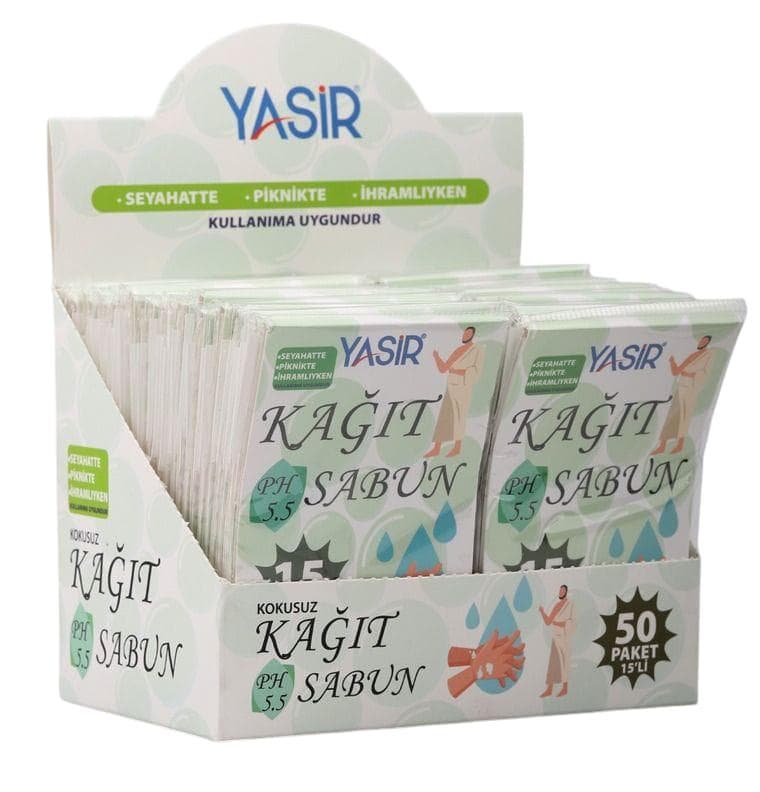 105 Sheets Paper Portable Disinfecting Pocket Travel Thins Unsented Disposable Soap - image 5