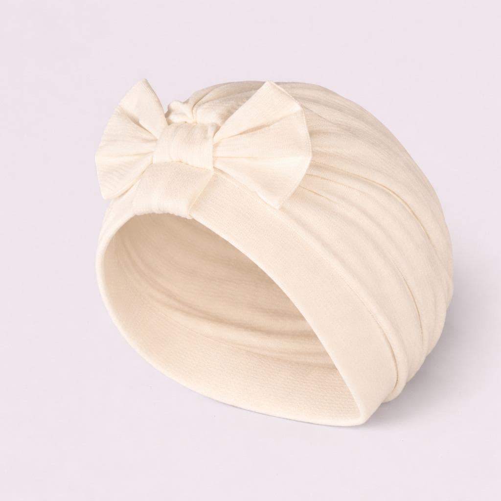 Lycra Under-scarf Cap with Bow Detail – Soft, Elegant Head Cover - image 3