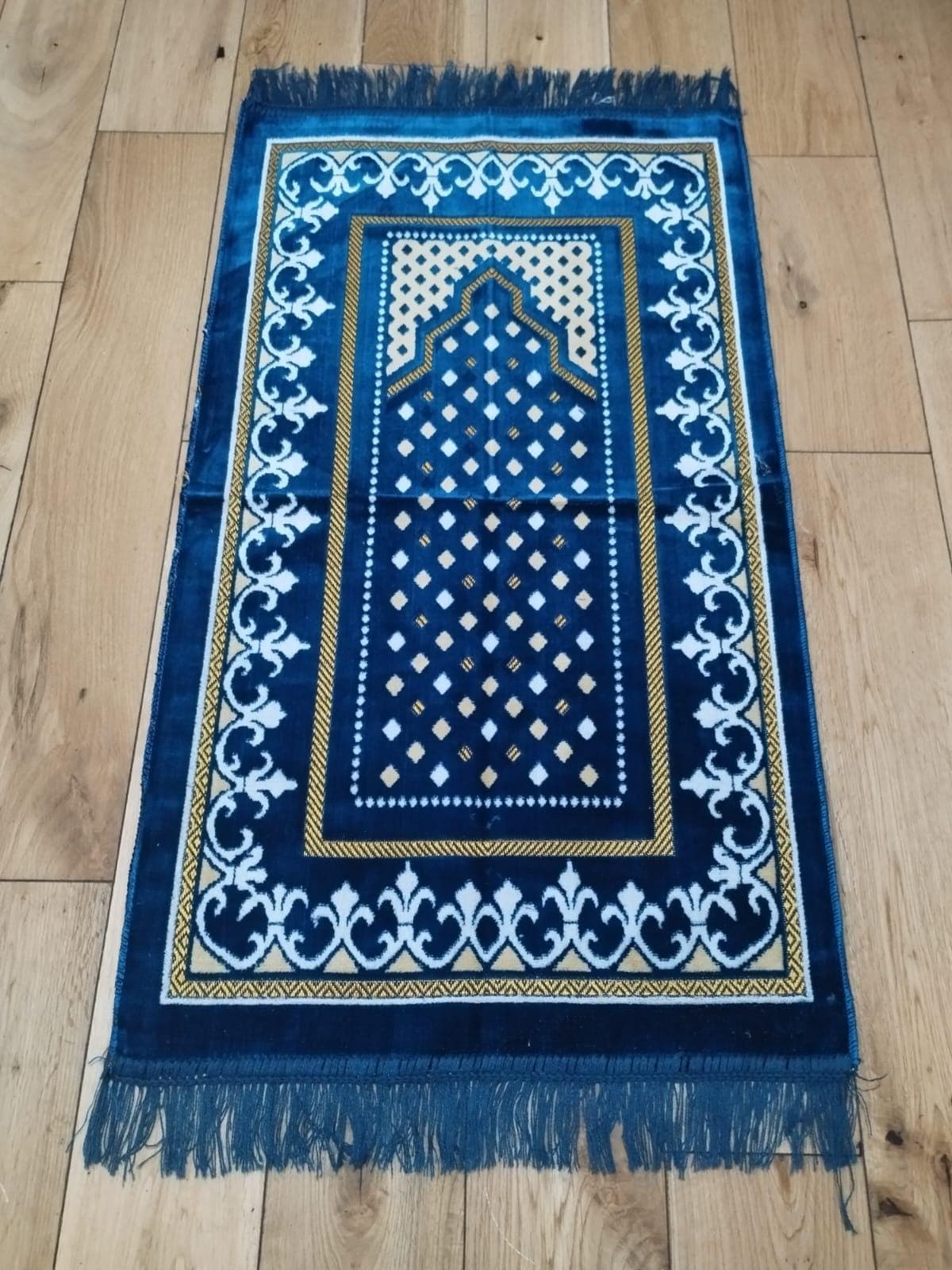 Kids Prayer Rug: Turkish Islamic Janamaz Mat, 90x50cm - image 3