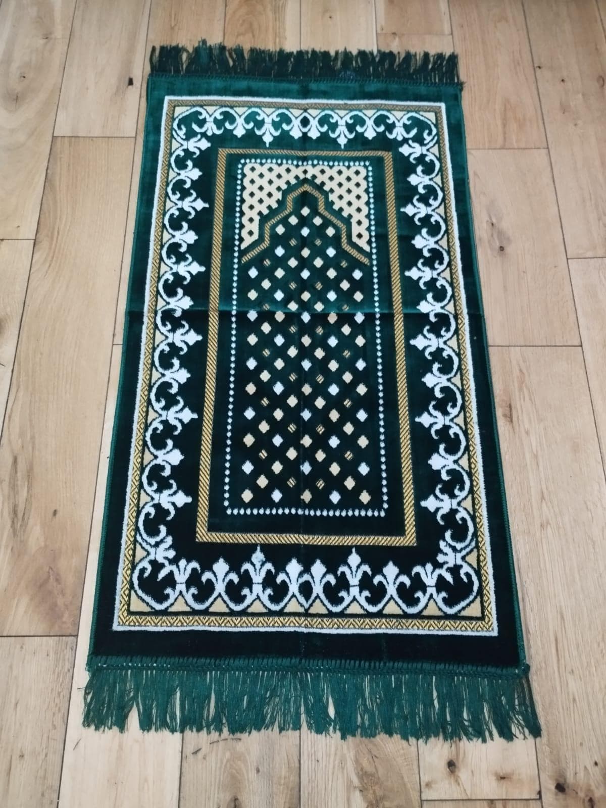 Kids Prayer Rug: Turkish Islamic Janamaz Mat, 90x50cm - image 4