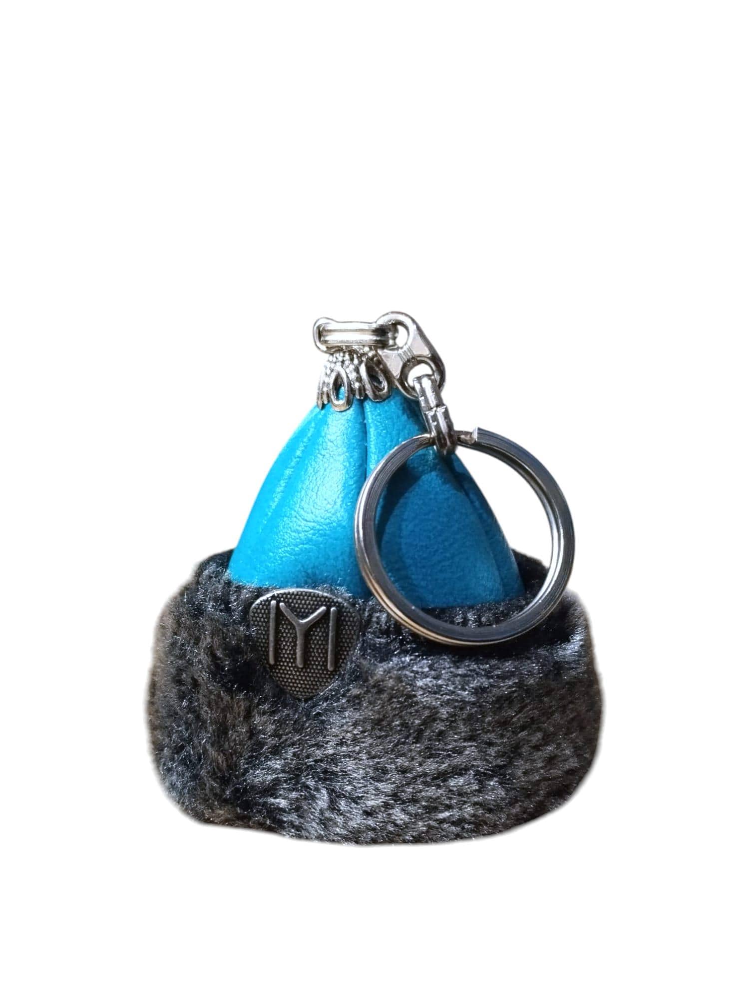 Iyi Kayi Tribe Ertugrul & Usman Hat Key Ring Car Hanger Leather and Fur