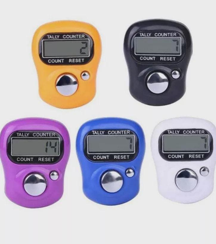 4X Digital Finger Ring Tally Counter Hand Held Row counter TASBEEH - image 5