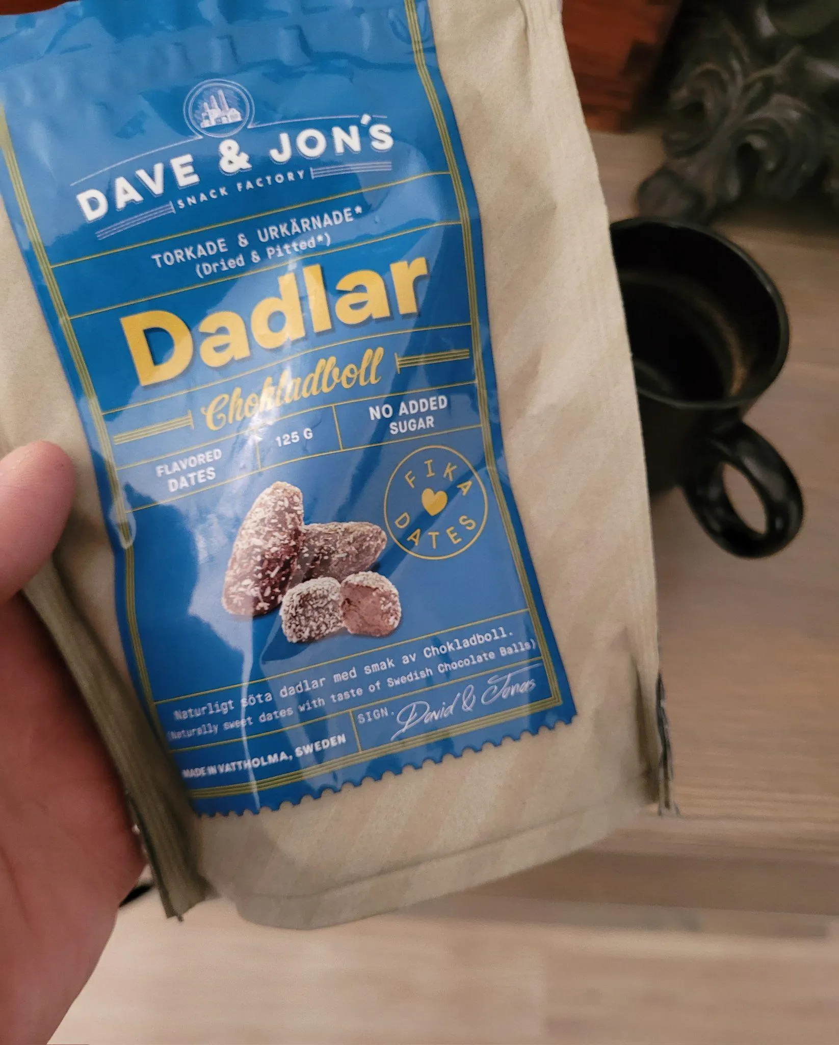 Dave & Jons Dadlar Chokladboll - Dates with the taste of Swedish Chocolate Balls (125g / 4.40oz) FASTEST SHIPPING! - image 5