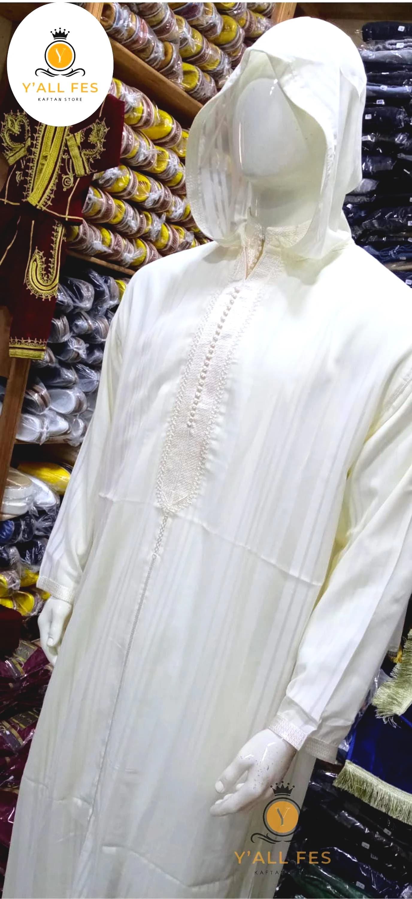 Handmade Moroccan Djellaba - Stitched Islamic Menswear