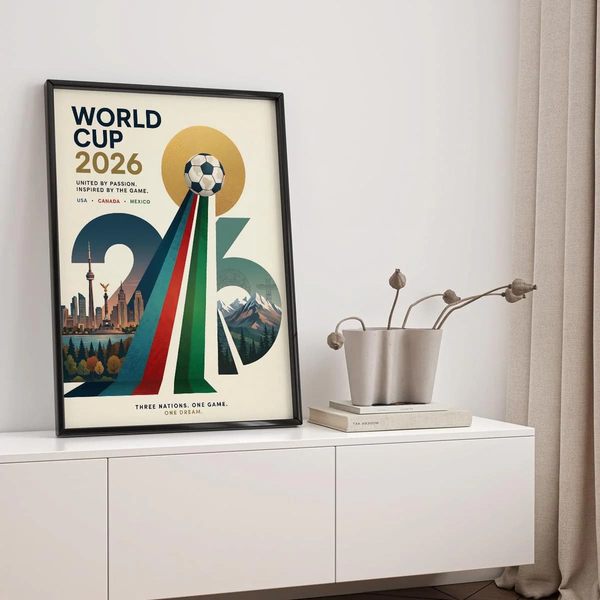 World Cup 2026 Soccer Poster Matte Vertical Poster, USA Canada Mexico, Football Wall Art, Home Decor - image 4