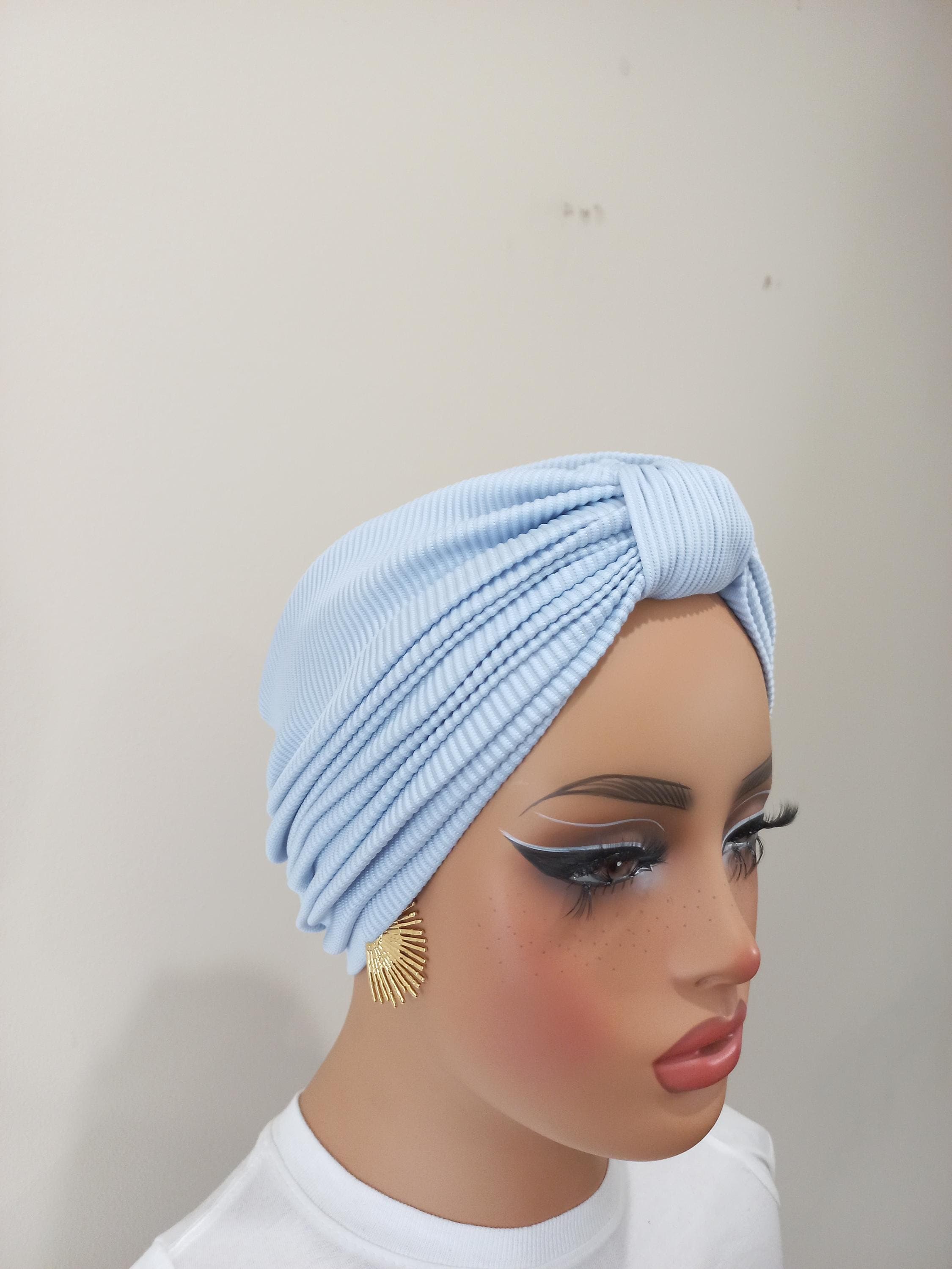 Pleated Turban Headwrap: Comfortable Chemo Headwear, Women's Fashion Accessory - image 5