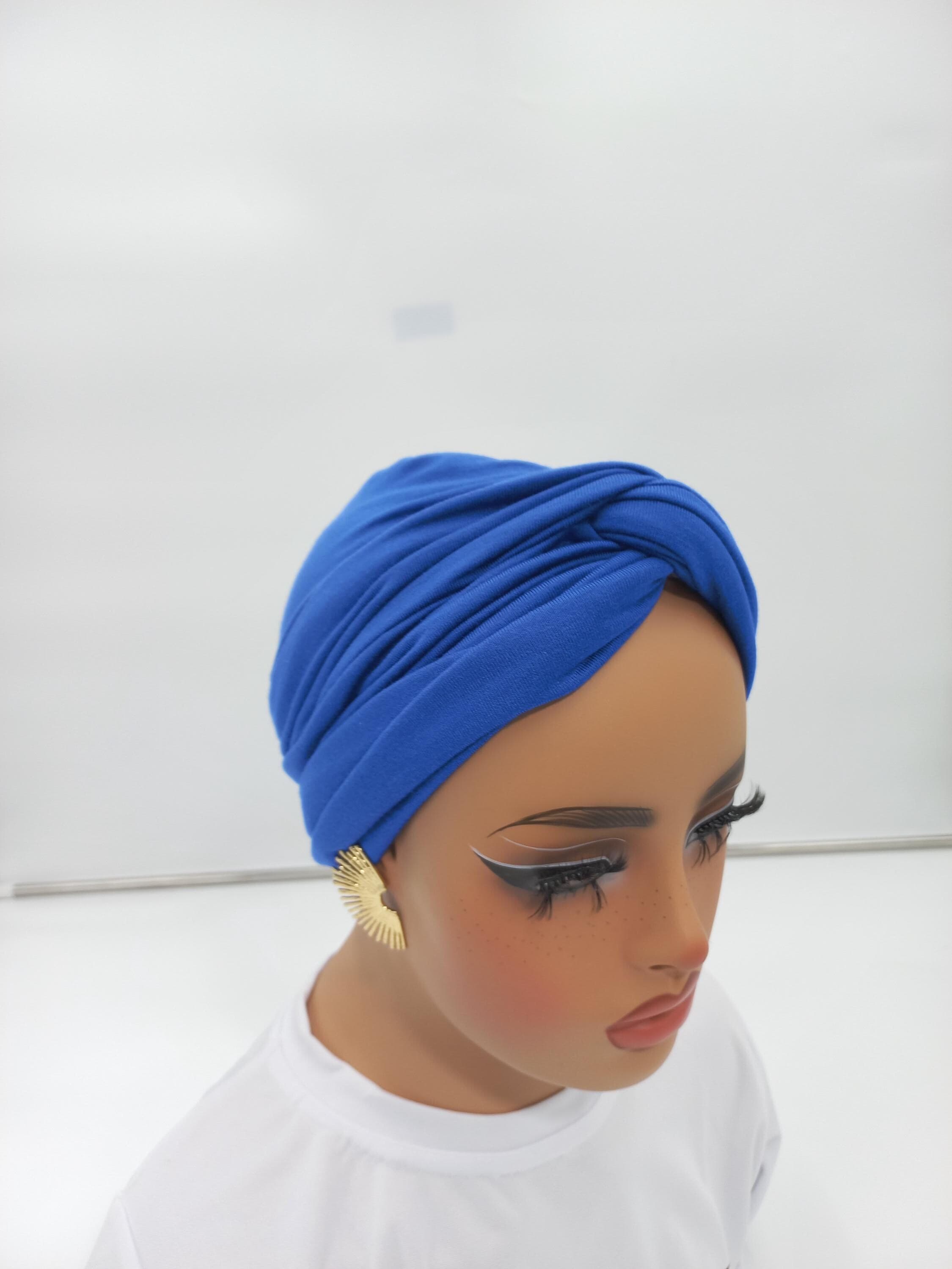 Velvet Twisted Turban Head Wrap: Chemo Headwear, Modest Fashion, Women's Cap - image 3