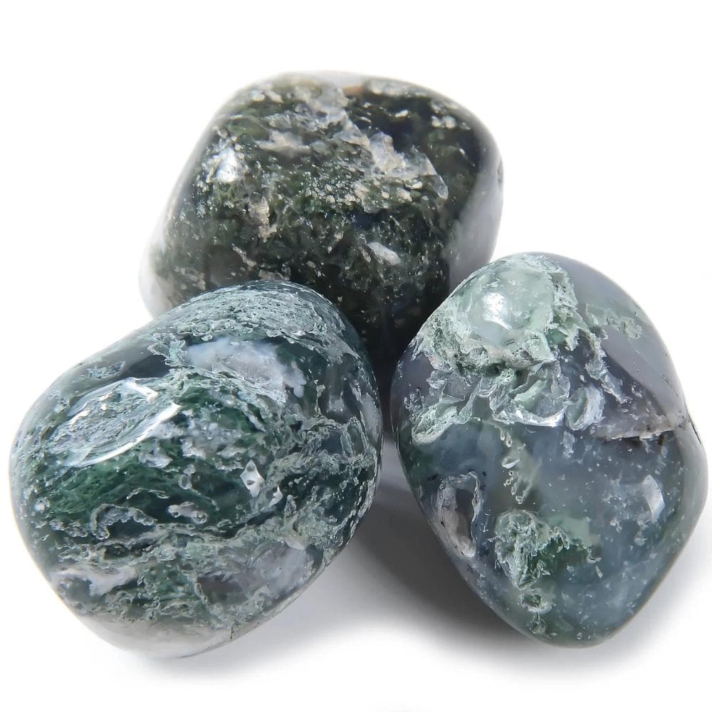 The Tranquil Misbaha: Natural Moss Agate - 33 Beads, 10mm- Islamic Tasbih - Gift Luxury Packaging, Authentic Gemstone Tasbeeh Bead - image 5