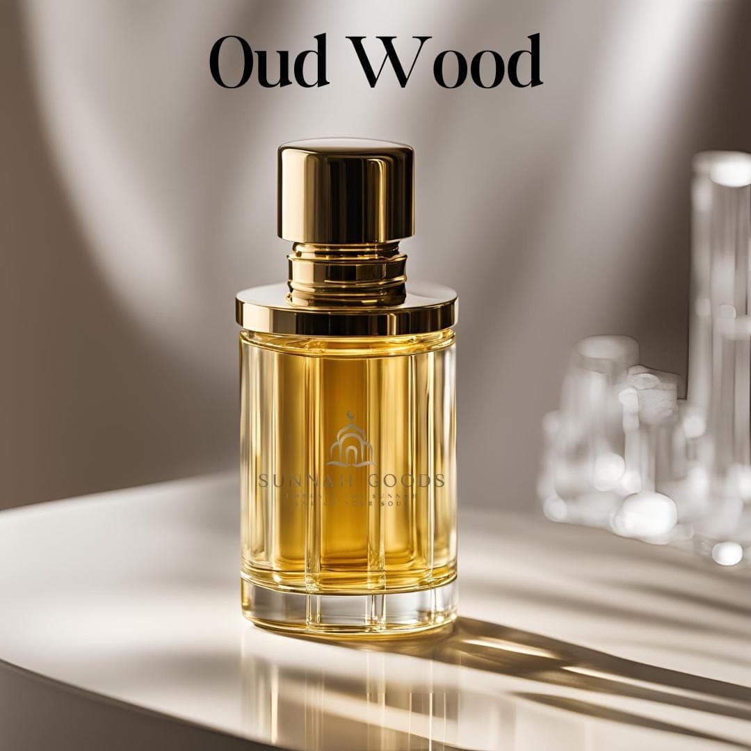 Oud Wood Impression by Sunnah Goods – Exotic Woody Fragrance, Oil-Based, Long-Lasting, Perfect for Men and Women