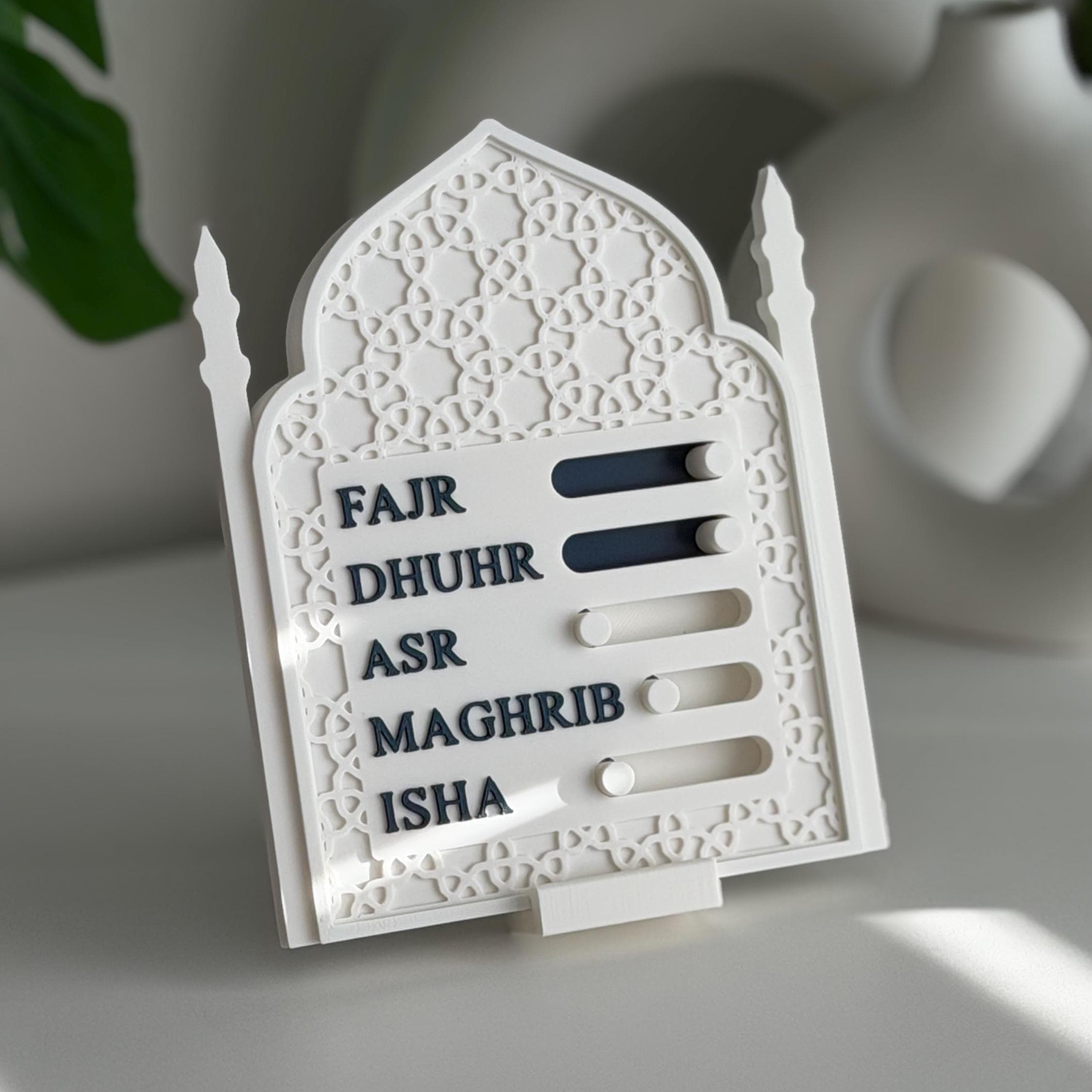 Salah Prayer Tracker for Kids & Adults | Islamic Prayer Chart | Ramadan Learning Tool | Muslim Gift | Mosque Decor - image 5