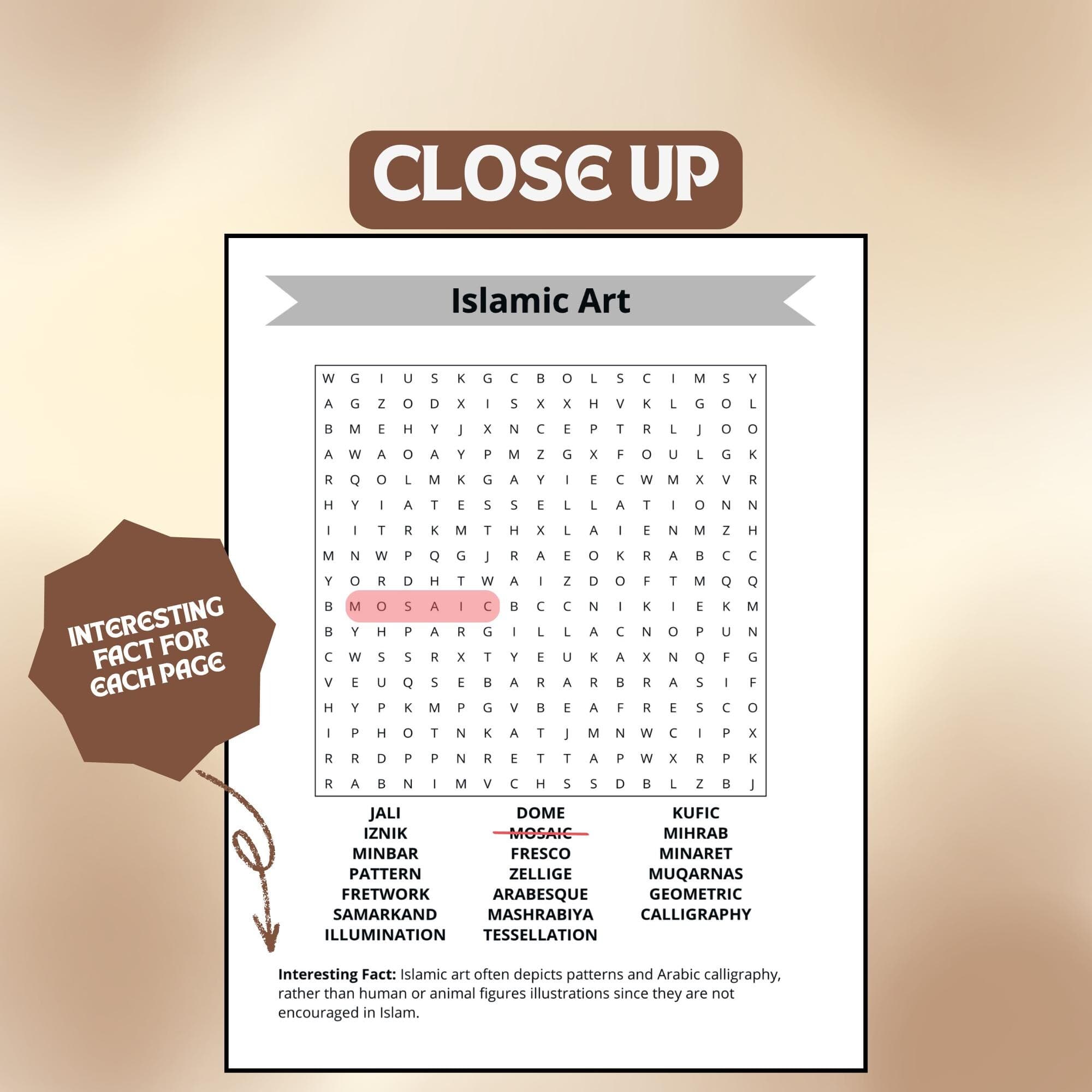 Islamic Word Search Bundle 4, Ramadan Activity, Islamic Printable, Islamic Game, Printable PDF, Digital Download. - image 5