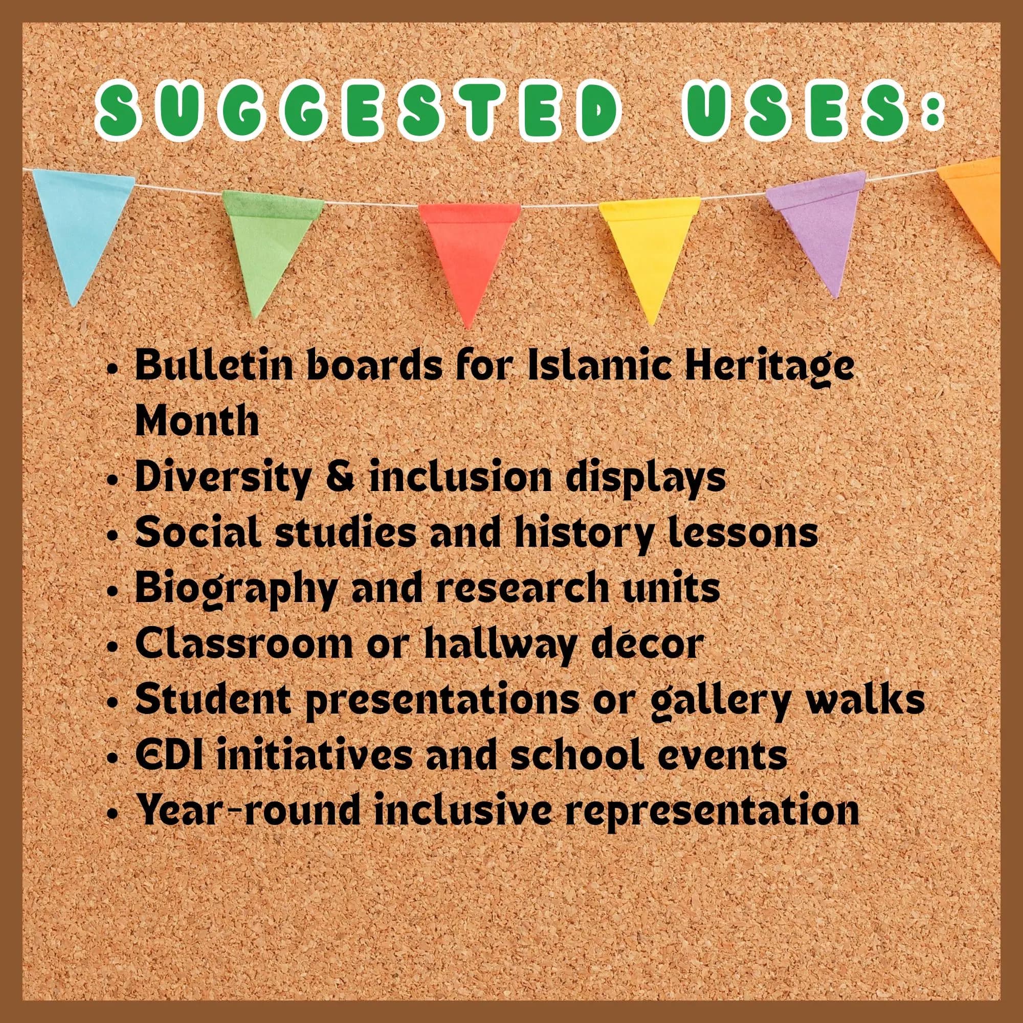 Notable Muslim Canadians Posters | Islamic Heritage Month Printable Wall Art | 20 Inspiring Figures - image 5