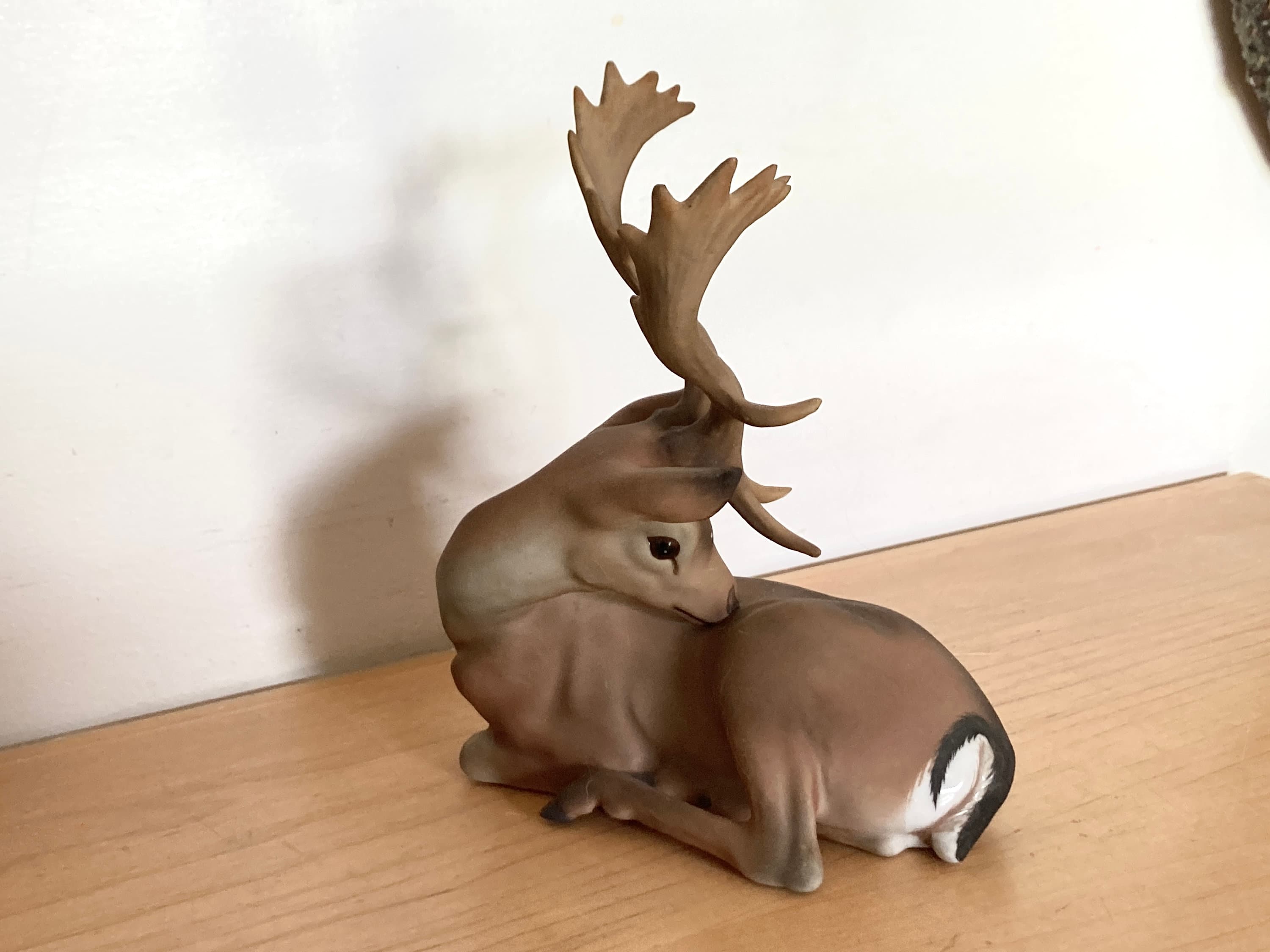 C. Martinu Buck Deer Statue Porcelain Spain 1960s - image 3