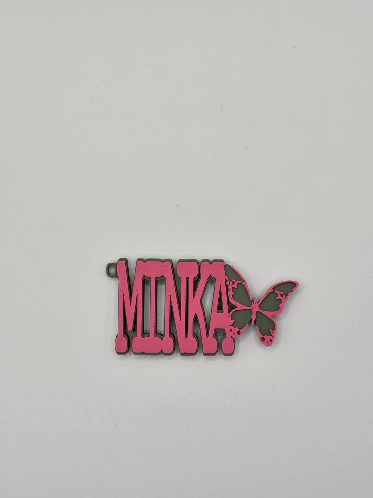 Personalized Keychain, Custom Name, Butterfly Charm, Gift for Girls, Backpack Tag, Nameplate Keychain, Cute Keychain - image 4