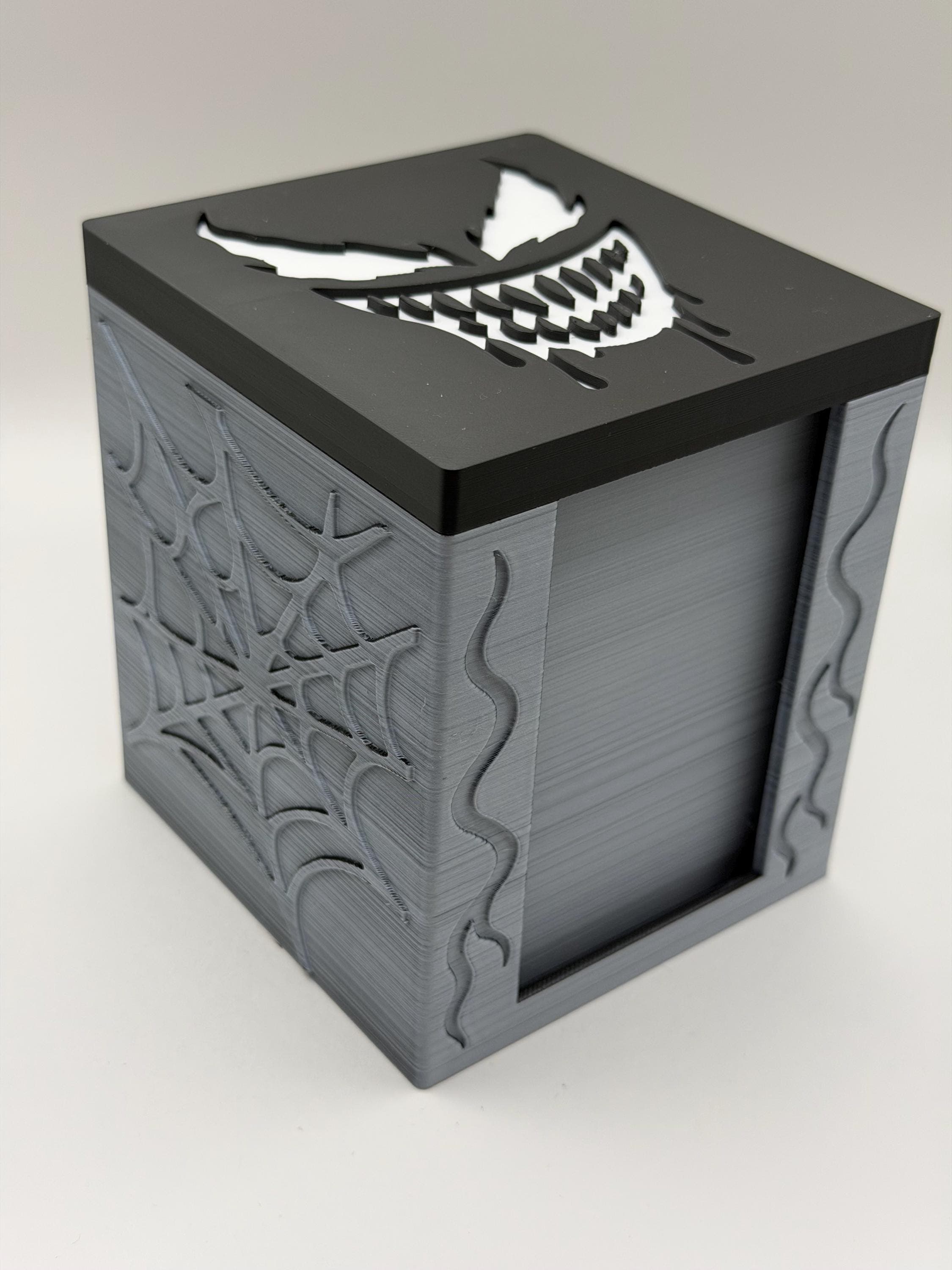 MTG EDH Deck Box | Symbiote Theme Deck Box  Commander Showcase Display Slot with Toploader | Magnetic Top Fantasy Gaming Cards Organizer - image 4