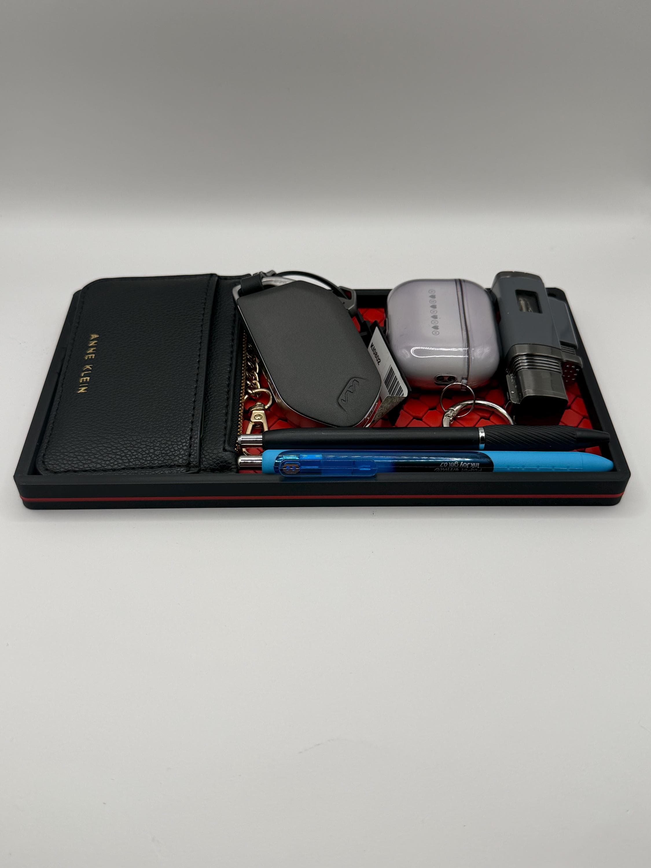 Keffiyeh Pattern EDC Valet Tray - 3D Printed Shemagh Design Catchall - Red and Black Cultural Heritage Desk Organizer - Middle Eastern Decor - image 5