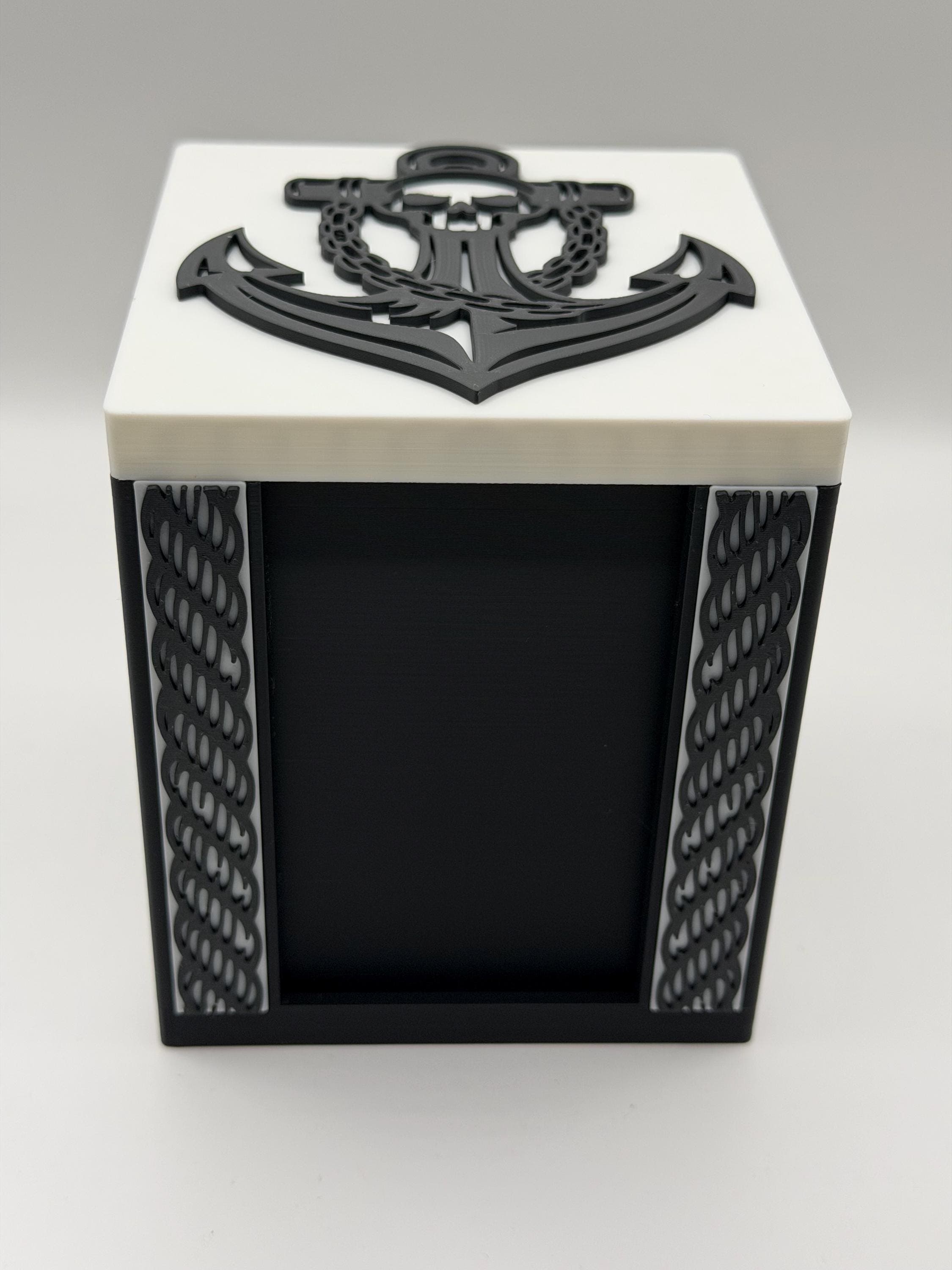 MTG EDH Deck Box | Pirate Theme Deck Box  Commander Showcase Display Slot with Toploader | Magnetic Top Fantasy Gaming Cards Organizer - image 3