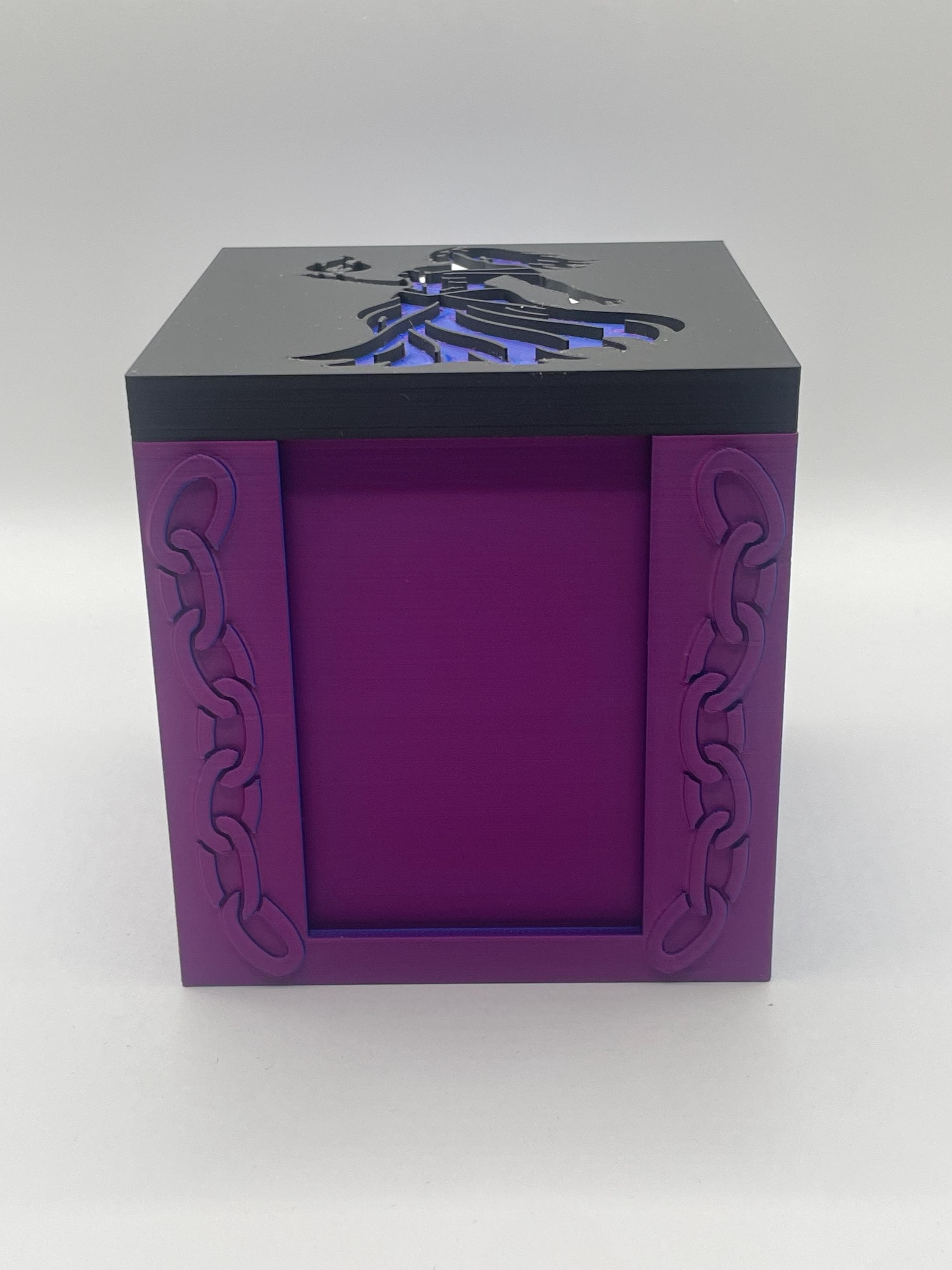 MTG EDH Liliana Art Commander Deck Box with Commander Showcase Slot, 3D Printed Magnetic Card Storage Box, Mythic Creatures Cards Organizer - image 5