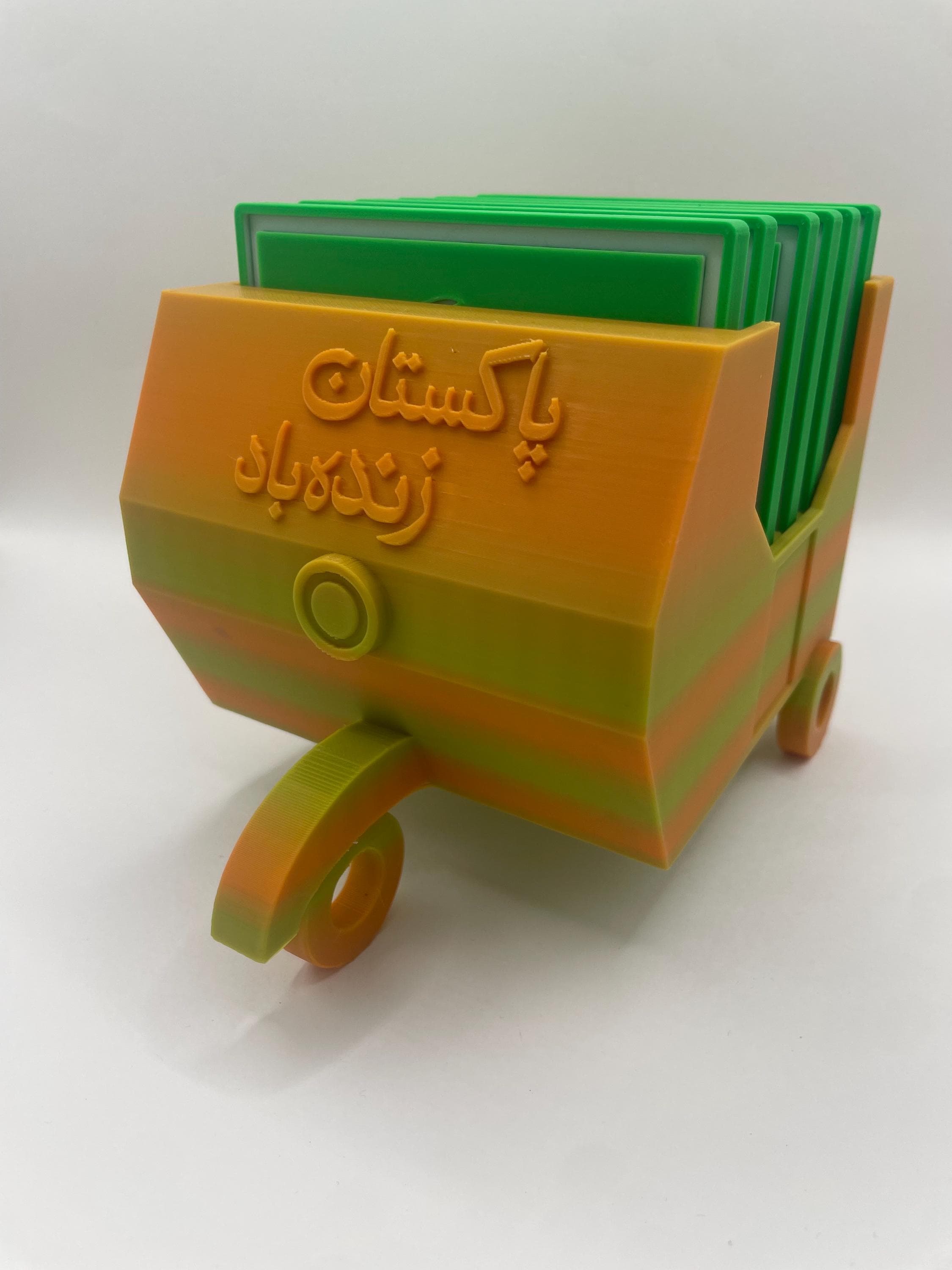 Pakistan Coaster Set of 6 | Patriotic Decor | Pakistan Zindabad | Cultural Gift | Drink Coasters | Housewarming Gift - image 5
