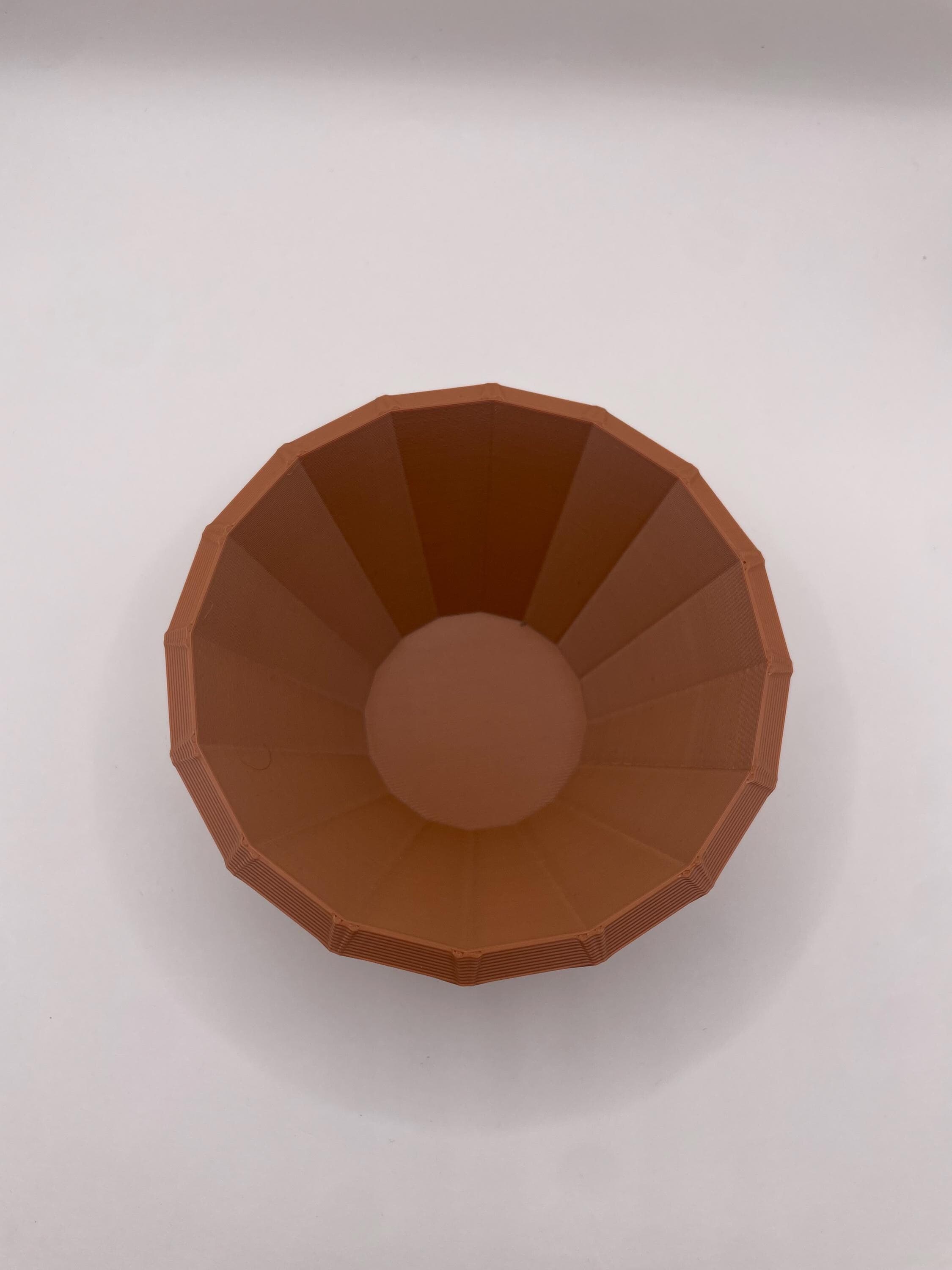 3D Printed Rustic Serving Bowls Set of 3 | Unique Two-Tone Farmhouse Snack Dishes | Modern Home Decor | Housewarming Gift - image 5