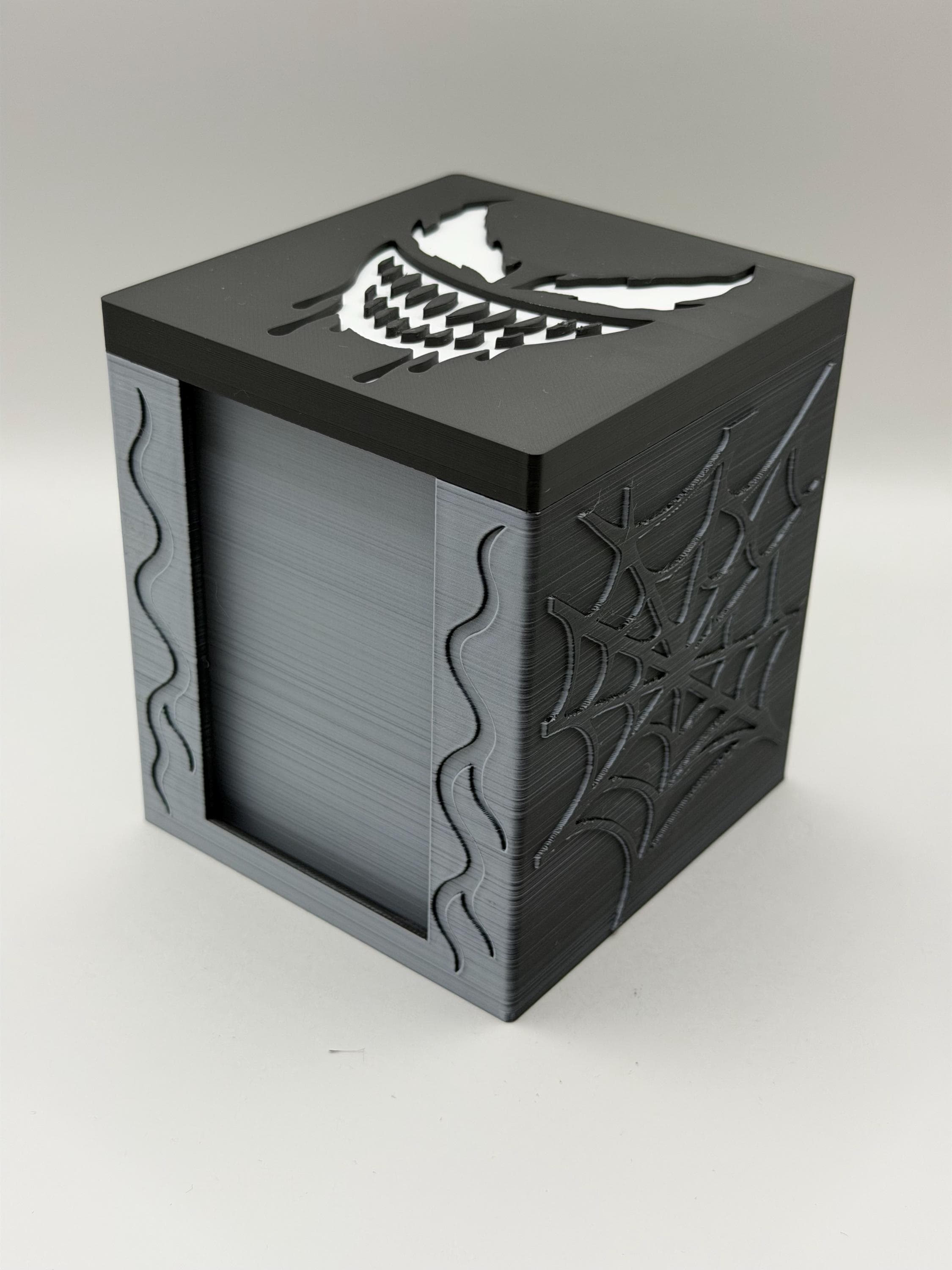 MTG EDH Deck Box | Symbiote Theme Deck Box  Commander Showcase Display Slot with Toploader | Magnetic Top Fantasy Gaming Cards Organizer - image 5