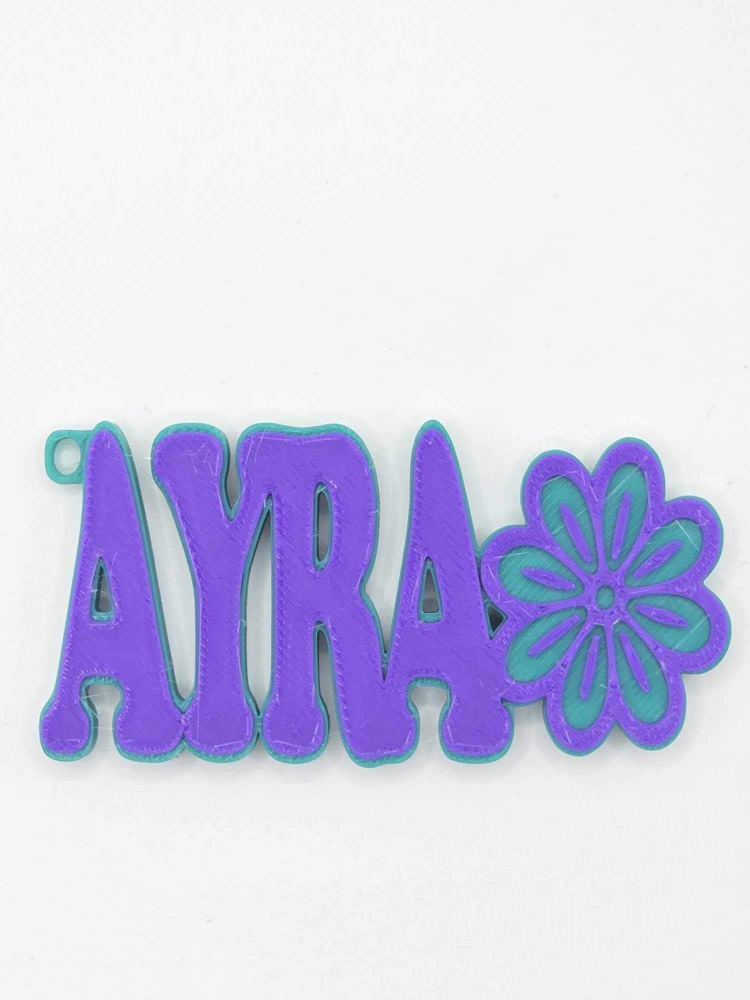 Custom Name Keychain with Flower | 3D Printed Personalized Keychain for Kids & Party Favors | Cute Name Tag Gift for Girls | Backpack Charm - image 4