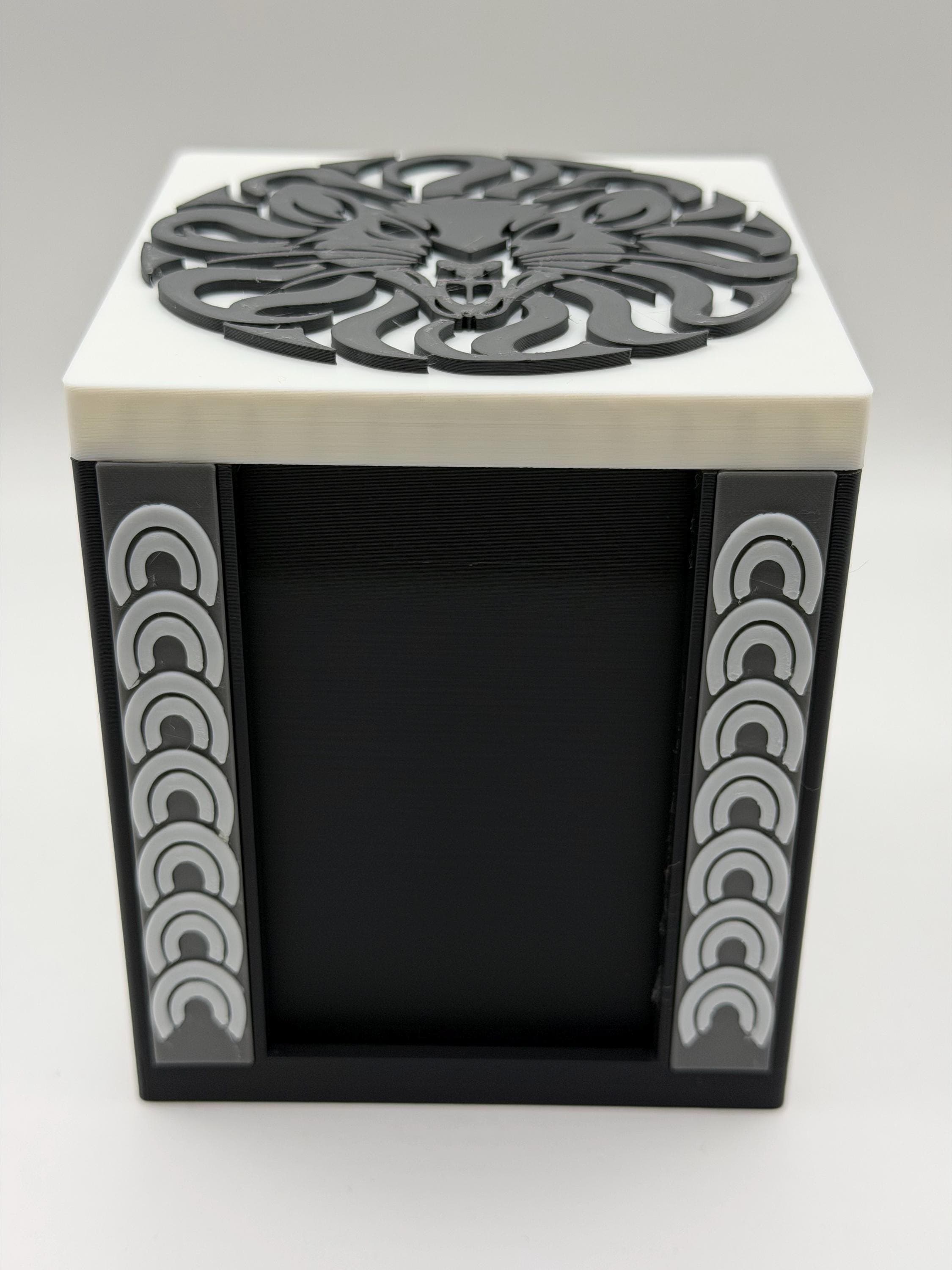 MTG EDH Deck Box | Rat Theme Deck Box  Commander Showcase Display Slot with Toploader | Magnetic Top Fantasy Gaming Cards Organizer - image 3