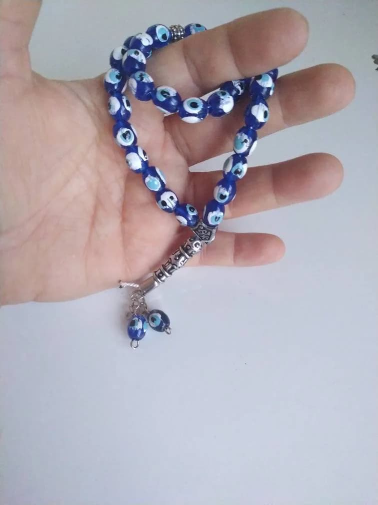 1 Evil eye komboloi, greek komboloi, wedding favor, evil eye wedding komboloi, turkish nazar - image 3