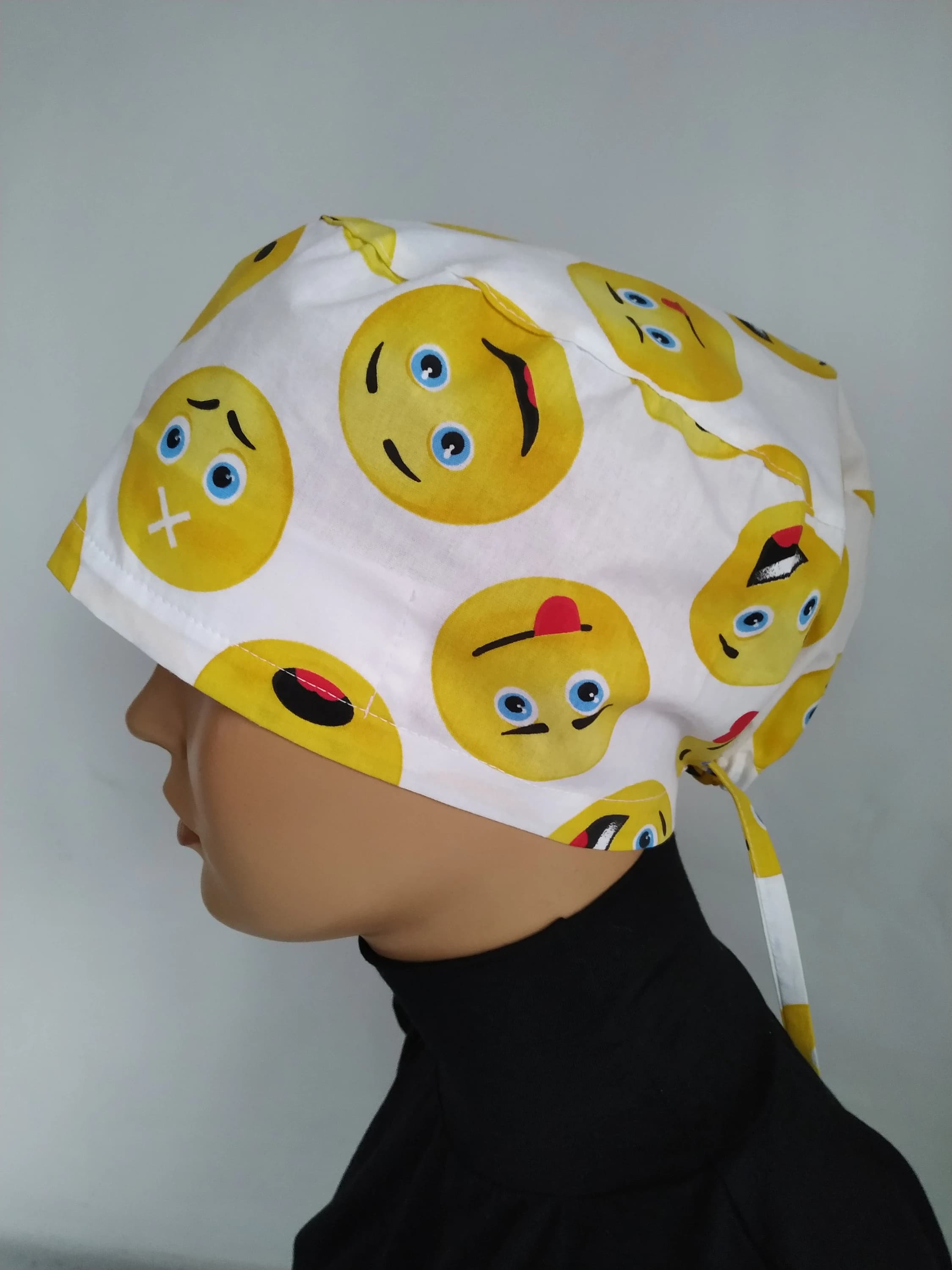 Surgical woman Cap - emoji surgical hat l nurse gift - nurse cap - unisex cap