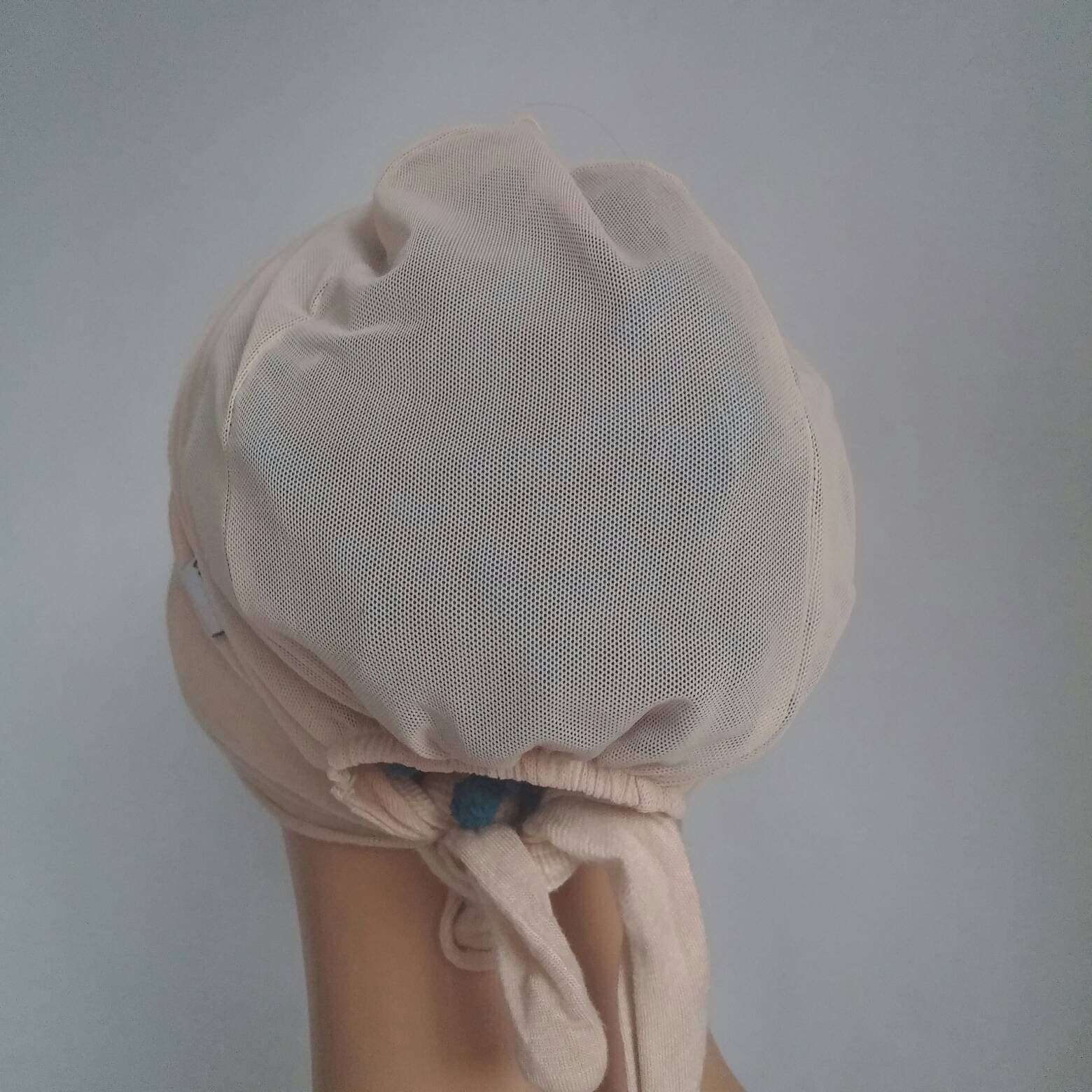 Grey & No Slip Headband-All In One Hat-Great under tichel,head scarves, chemo,head coverings volumizing hijab headpiece bun - image 5
