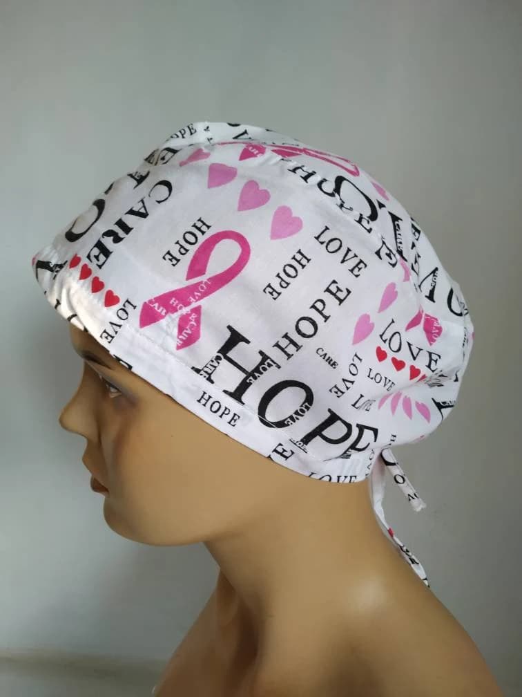 Love Nurse cap | doctor cap | Head Covers - woman surgical scrub hats, Medical cap, surgical cap women , adjustable , cotton cap, unisex