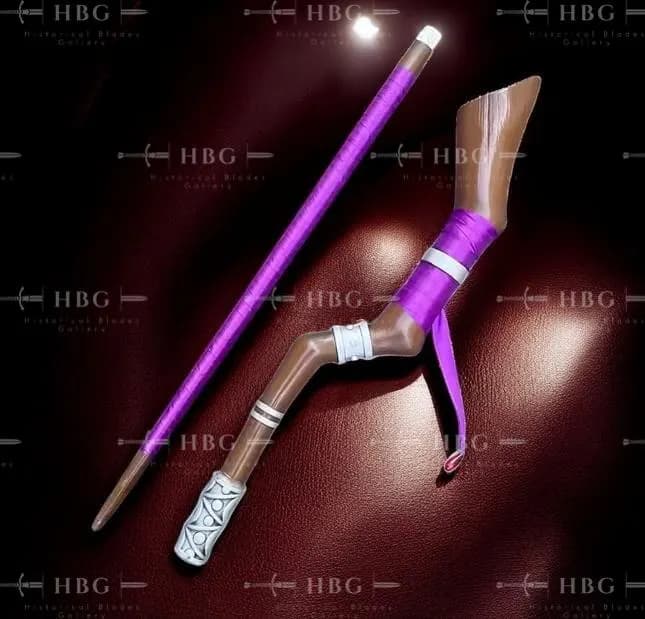 Fern Magic Staff Replica, Frieren Beyond Journey’s End Staff, 145cm PVC Cosplay Prop - image 5