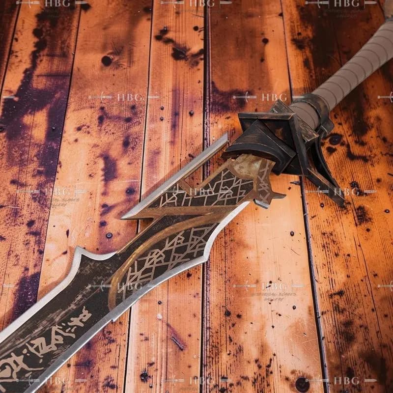 Verso Sword Replica, Clair Obscur Expedition 33 Inspired Sword, 116cm Stainless Steel Display Sword, Fantasy Cosplay Prop, Game Collectible - image 3