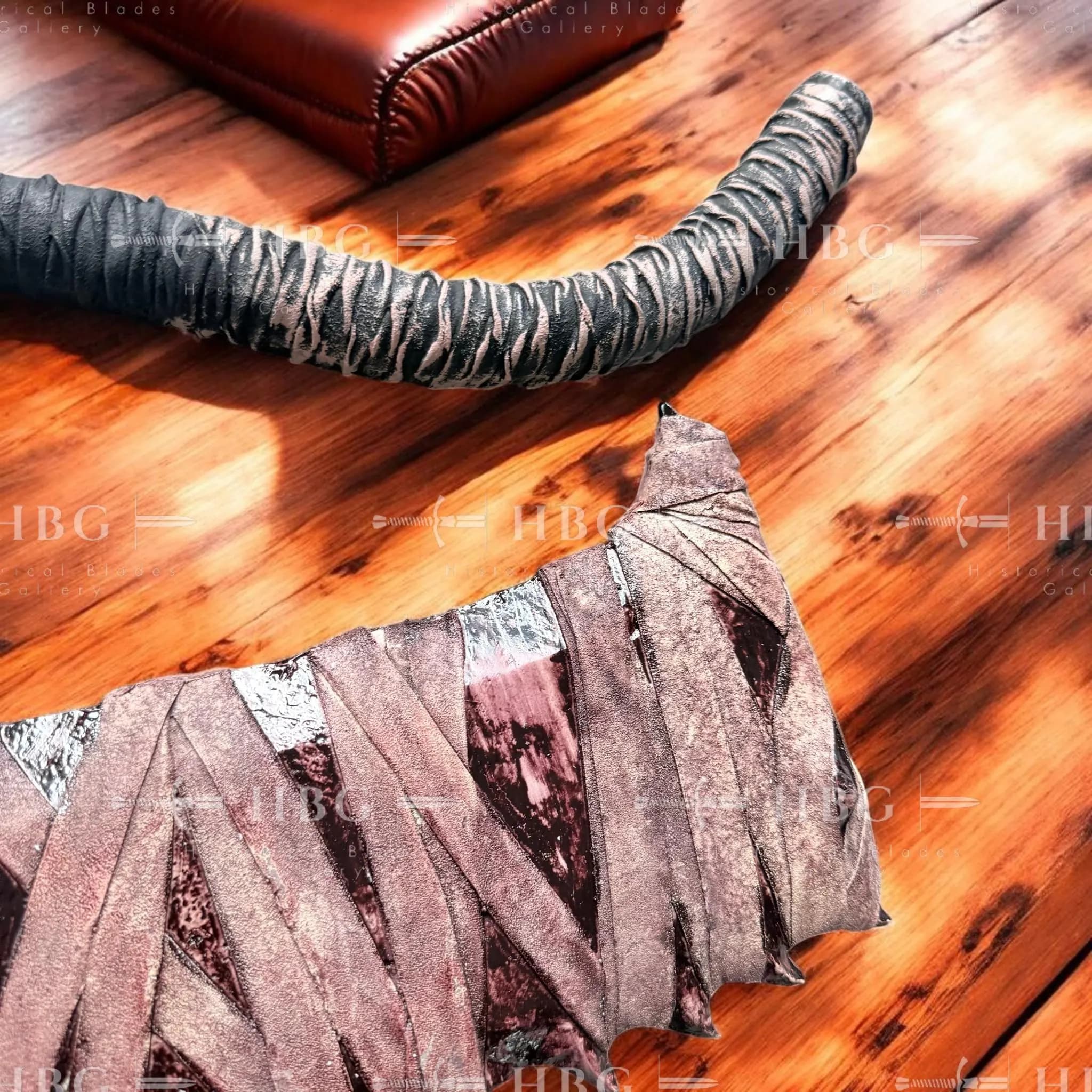 Saw Cleaver Replica, Bloodborne Inspired PVC Cosplay Prop, 24in Fantasy Display - image 4