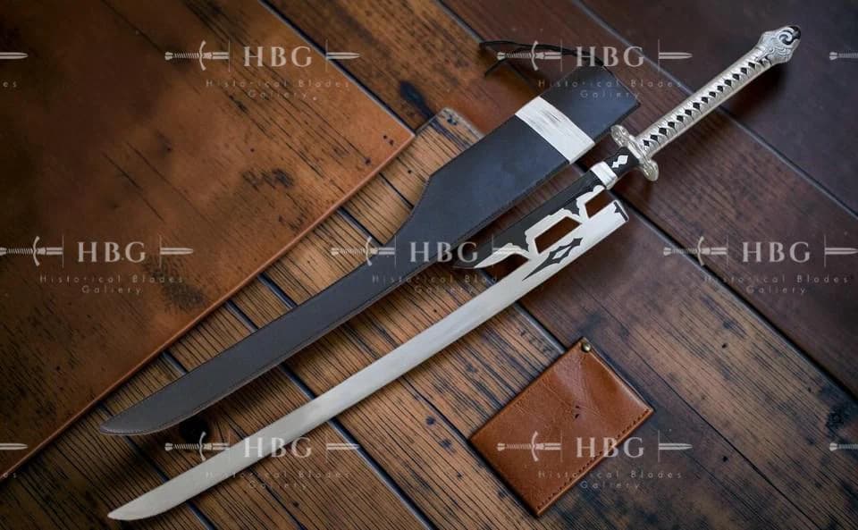 Nier Automata Virtuous Treaty Replica, 124cm Metal Odachi, Cosplay Display Prop