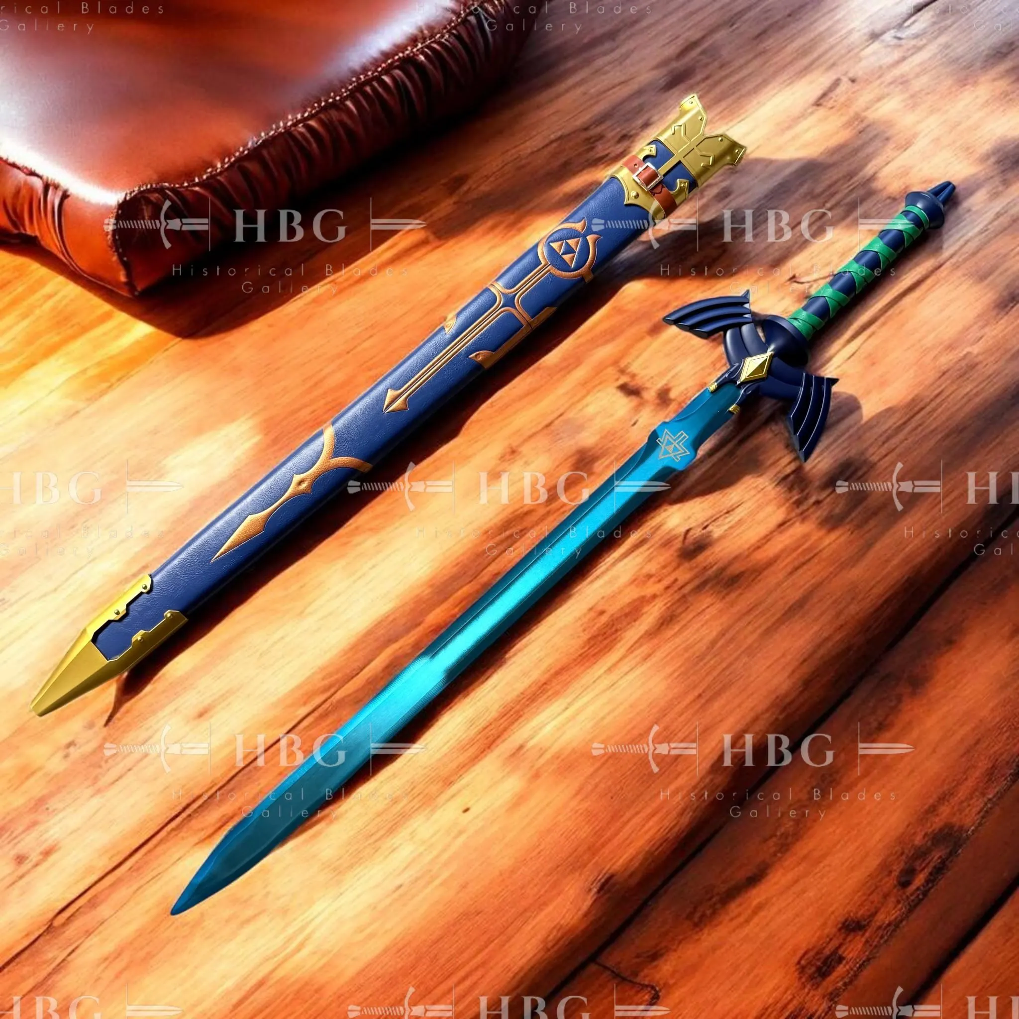 Zelda Master Sword Replica, Breath of the Wild Sword, Zelda Cosplay Prop, 109cm Metal Display Sword, Legend of Zelda Collectible - image 4
