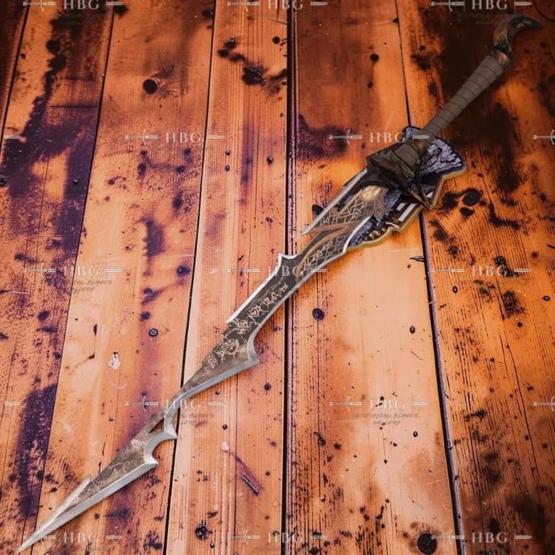 Verso Sword Replica, Clair Obscur Expedition 33 Inspired Sword, 116cm Stainless Steel Display Sword, Fantasy Cosplay Prop, Game Collectible
