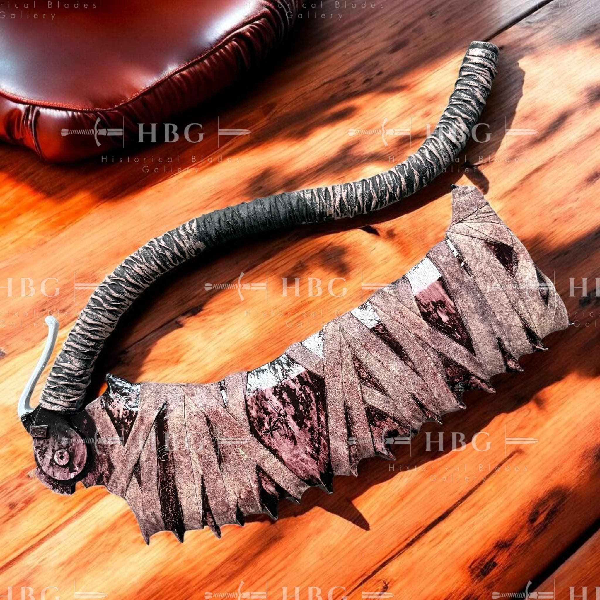 Saw Cleaver Replica, Bloodborne Inspired PVC Cosplay Prop, 24in Fantasy Display