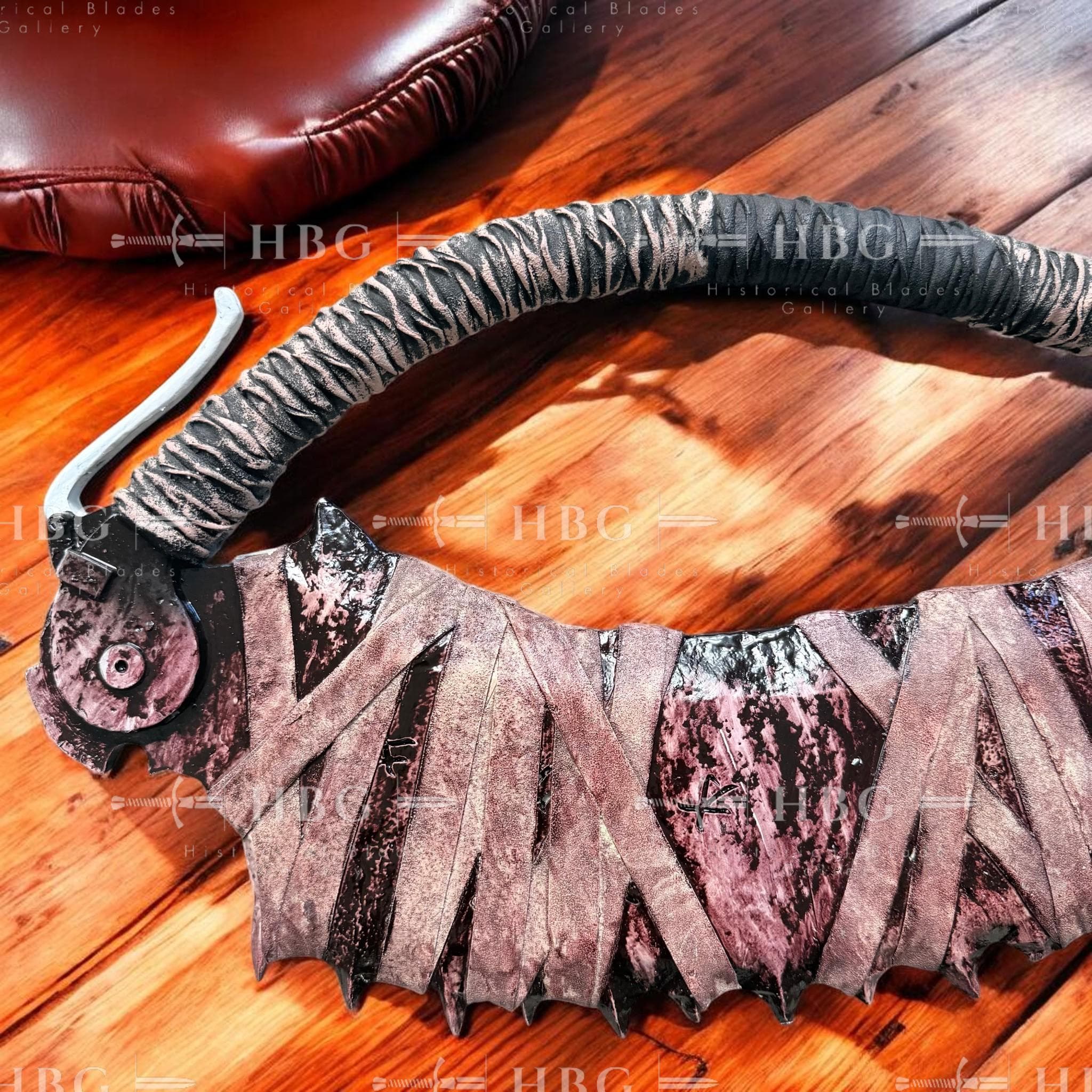 Saw Cleaver Replica, Bloodborne Inspired PVC Cosplay Prop, 24in Fantasy Display - image 5