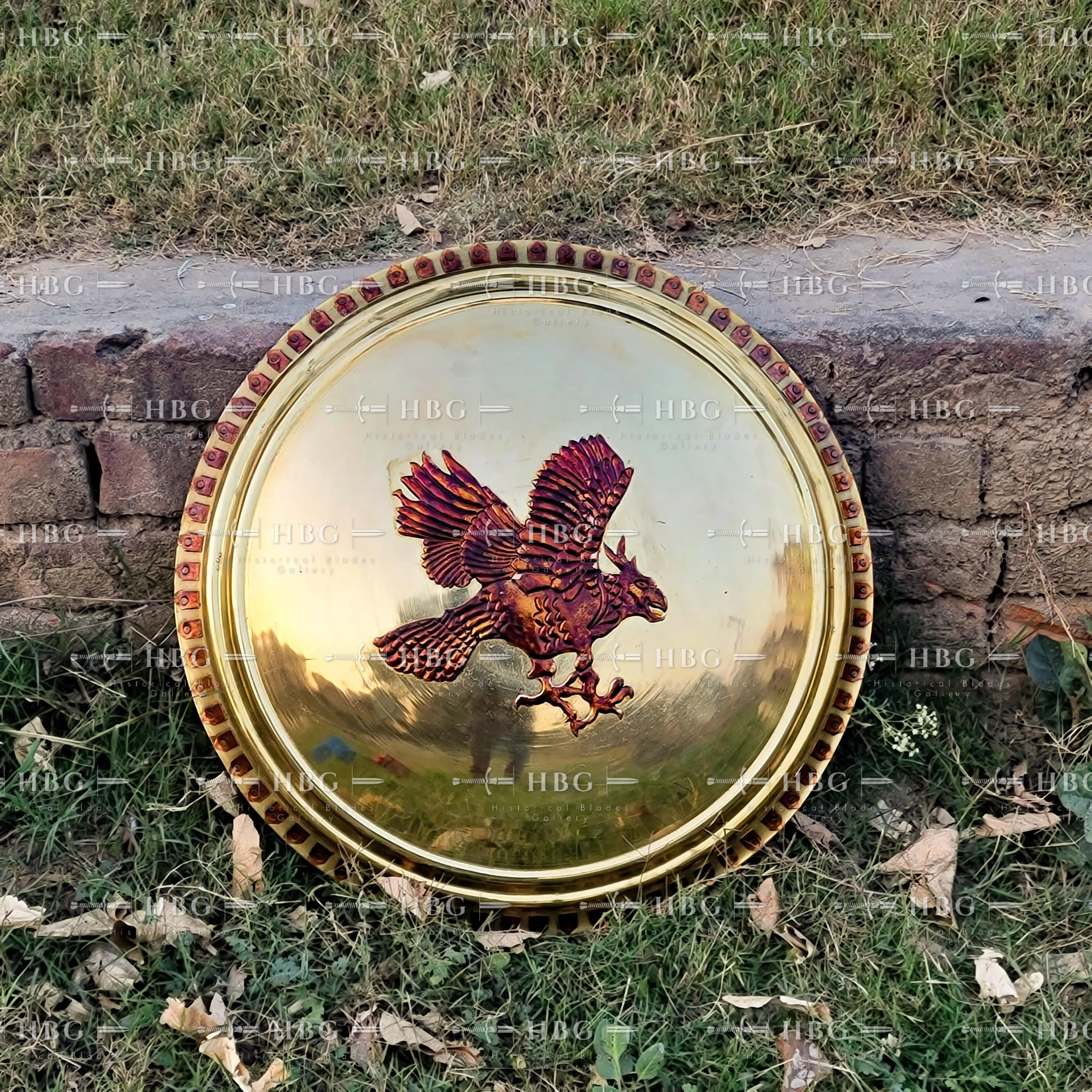 Clash of the Titans Shield, Mirror Shield Replica, Handmade Brass Shield, Greek Mythology Shield, 24 Inch Movie Collectible, Cosplay Decor - image 3