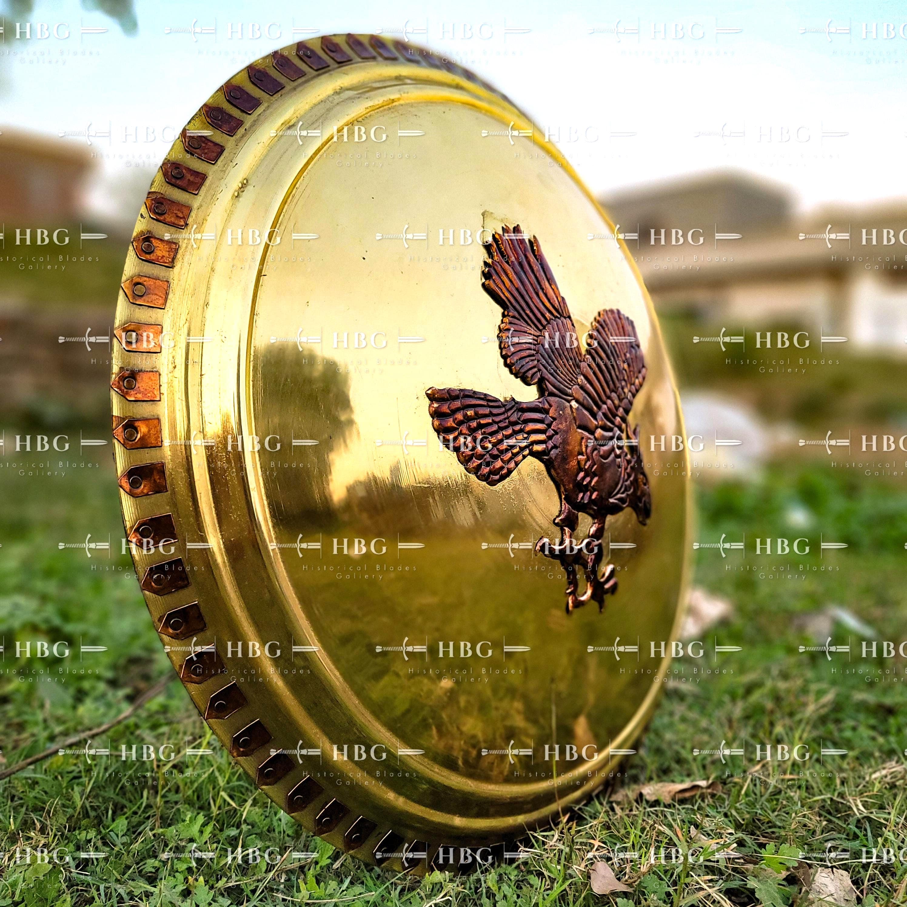 Clash of the Titans Shield, Mirror Shield Replica, Handmade Brass Shield, Greek Mythology Shield, 24 Inch Movie Collectible, Cosplay Decor - image 2