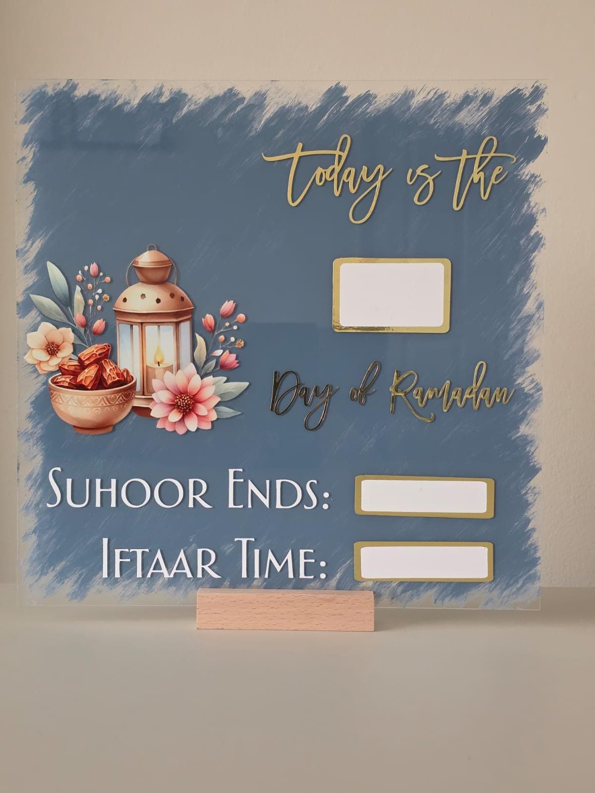 Ramadan Sign Acrylic