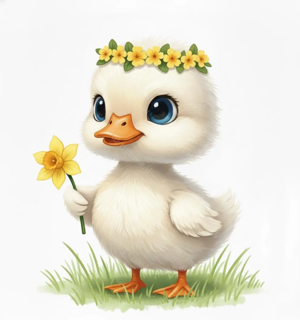 9 Spring Duckling Clipart Bundle, Cute Baby Duck PNG, Farm Animal Clipart, Seasonal Clipart, Scrap Book, Junk Journal, Digital Download