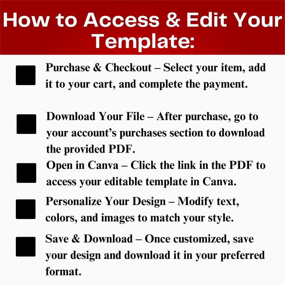 Valentine's Day Instagram Story Templates: Dark Red Canva Bundle (Digital Download) - image 4