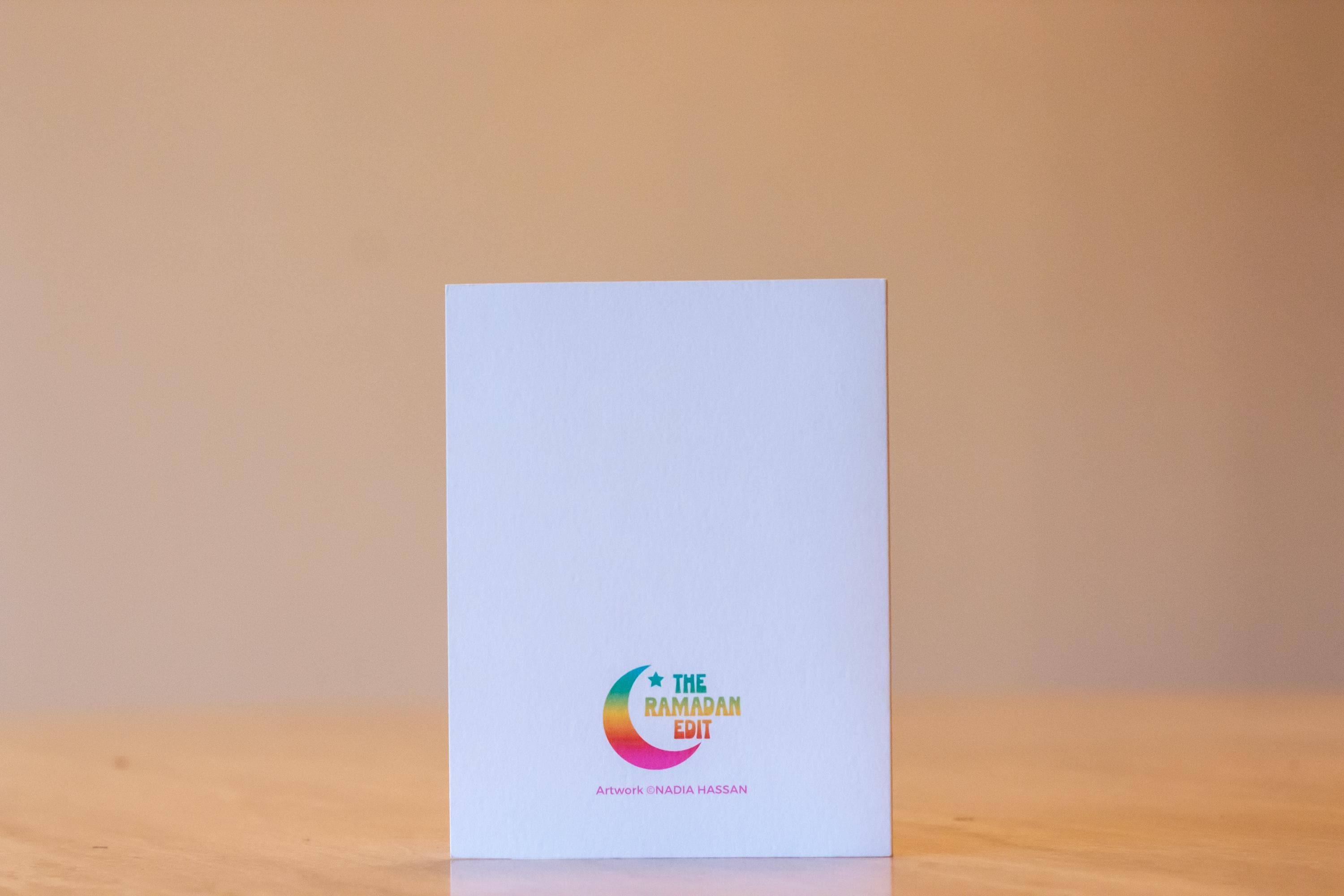 Ramadan Mubarak Card | Bold Rainbow Gradient | Islamic Holiday Greeting | Muslim Gift | Eid Card - image 3